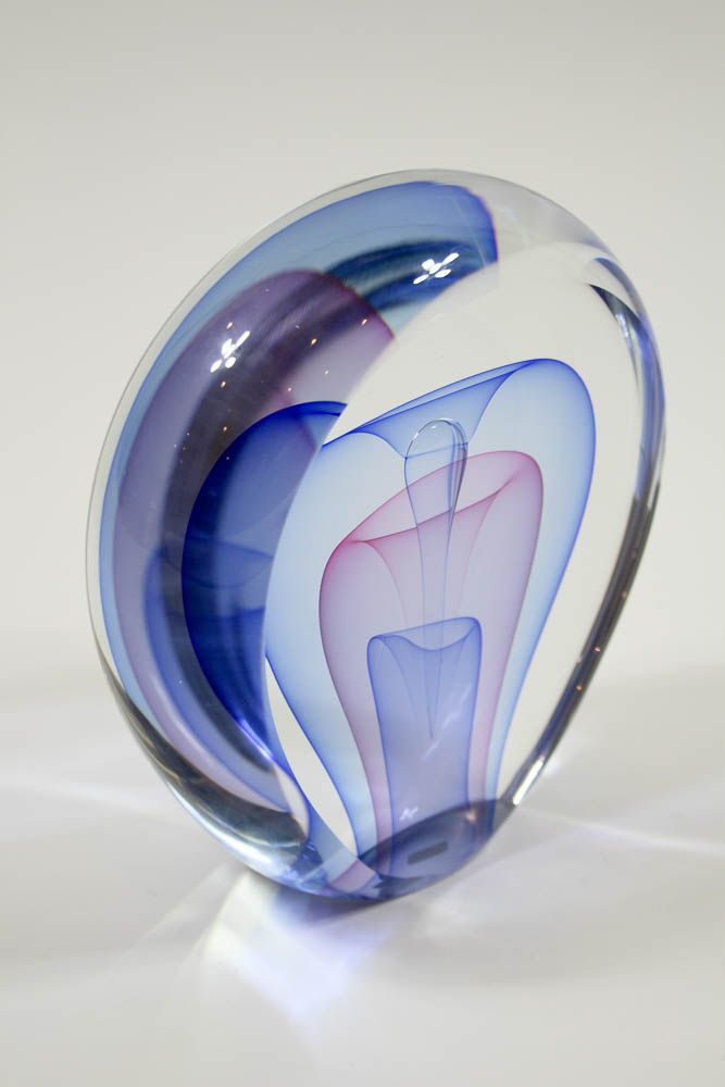 Ed Nesteruk Art Glass Paperweight