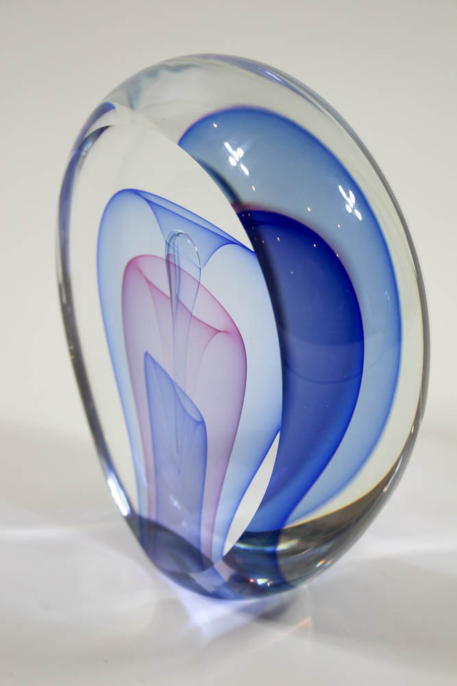 Ed Nesteruk Art Glass Paperweight