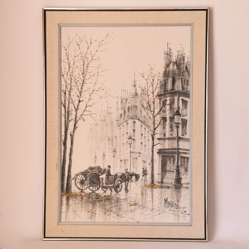 Lawrence Monier Vintage Oil Painting