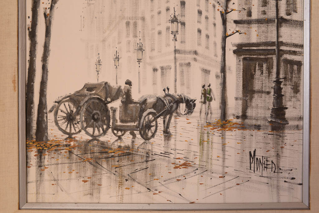 Lawrence Monier Vintage Oil Painting