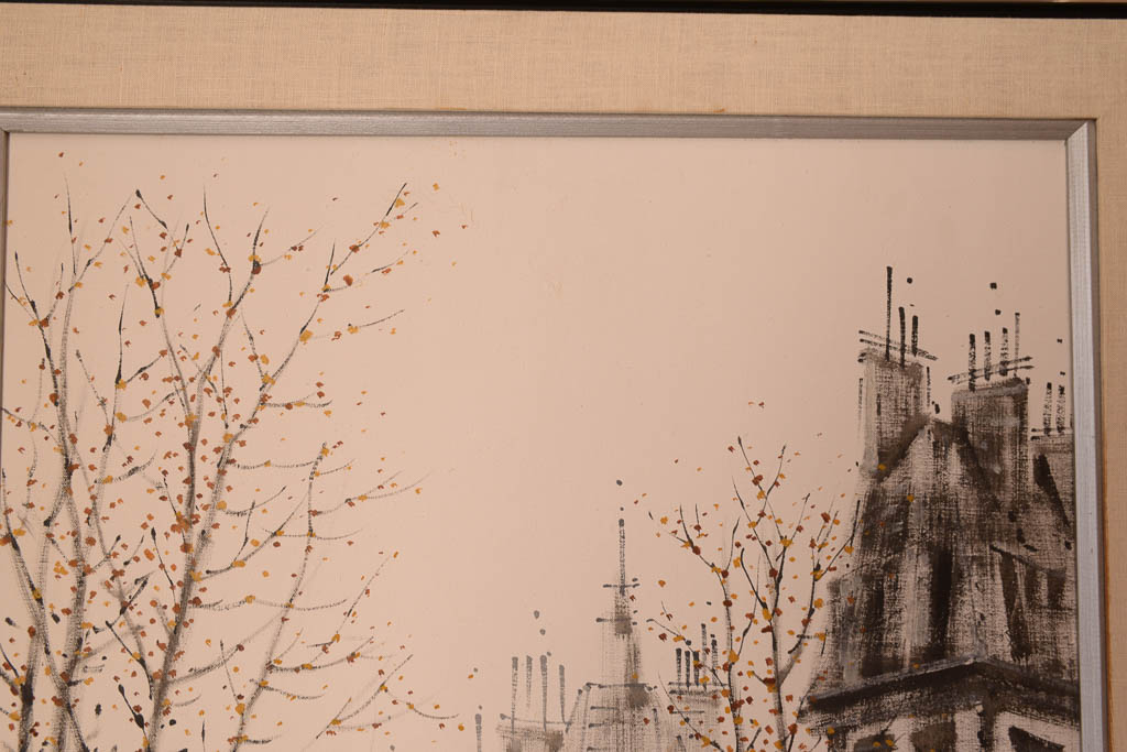 Lawrence Monier Vintage Oil Painting