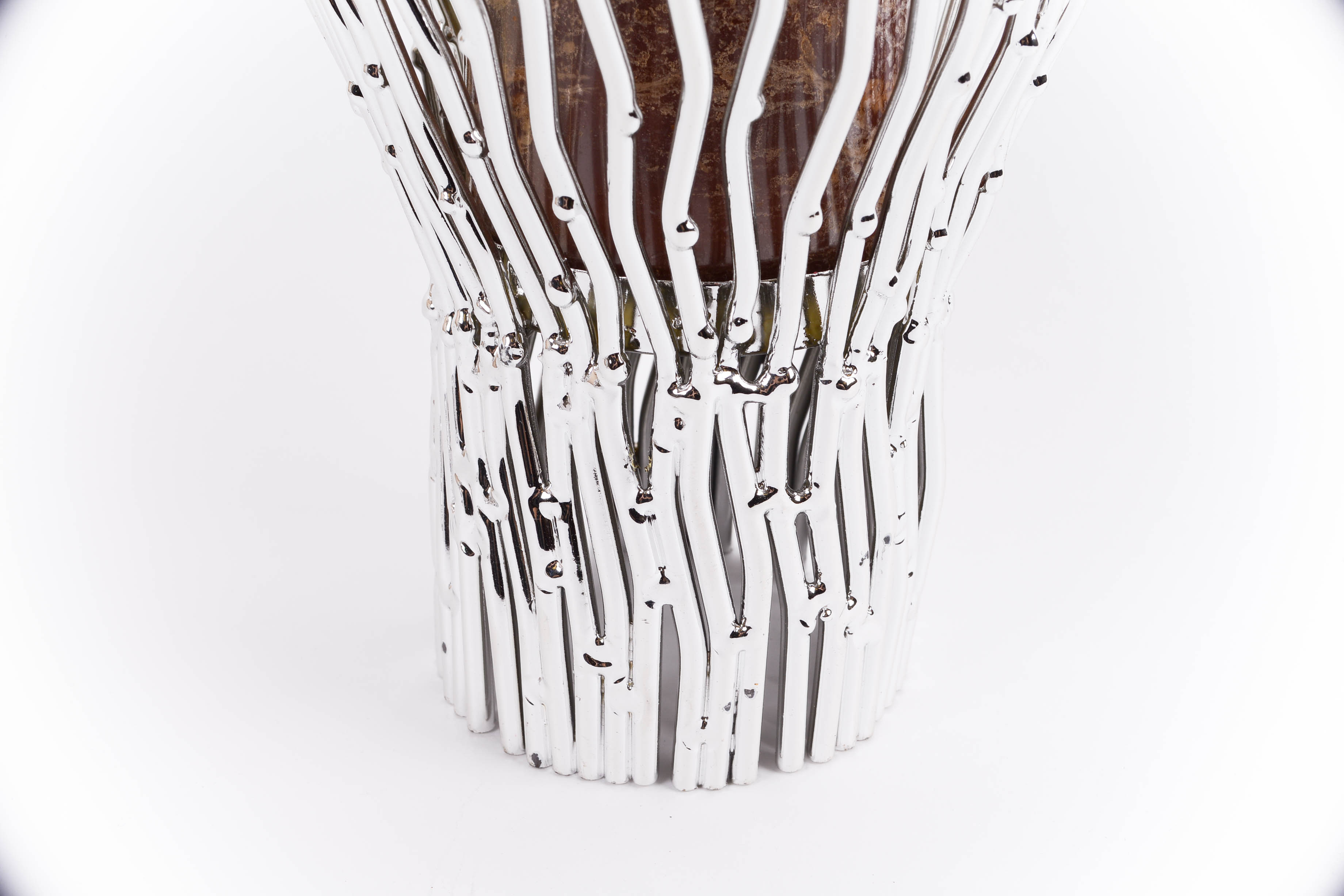 Modernist Tree Branch Form Silver Tone Candleholder with Modern Candleholders