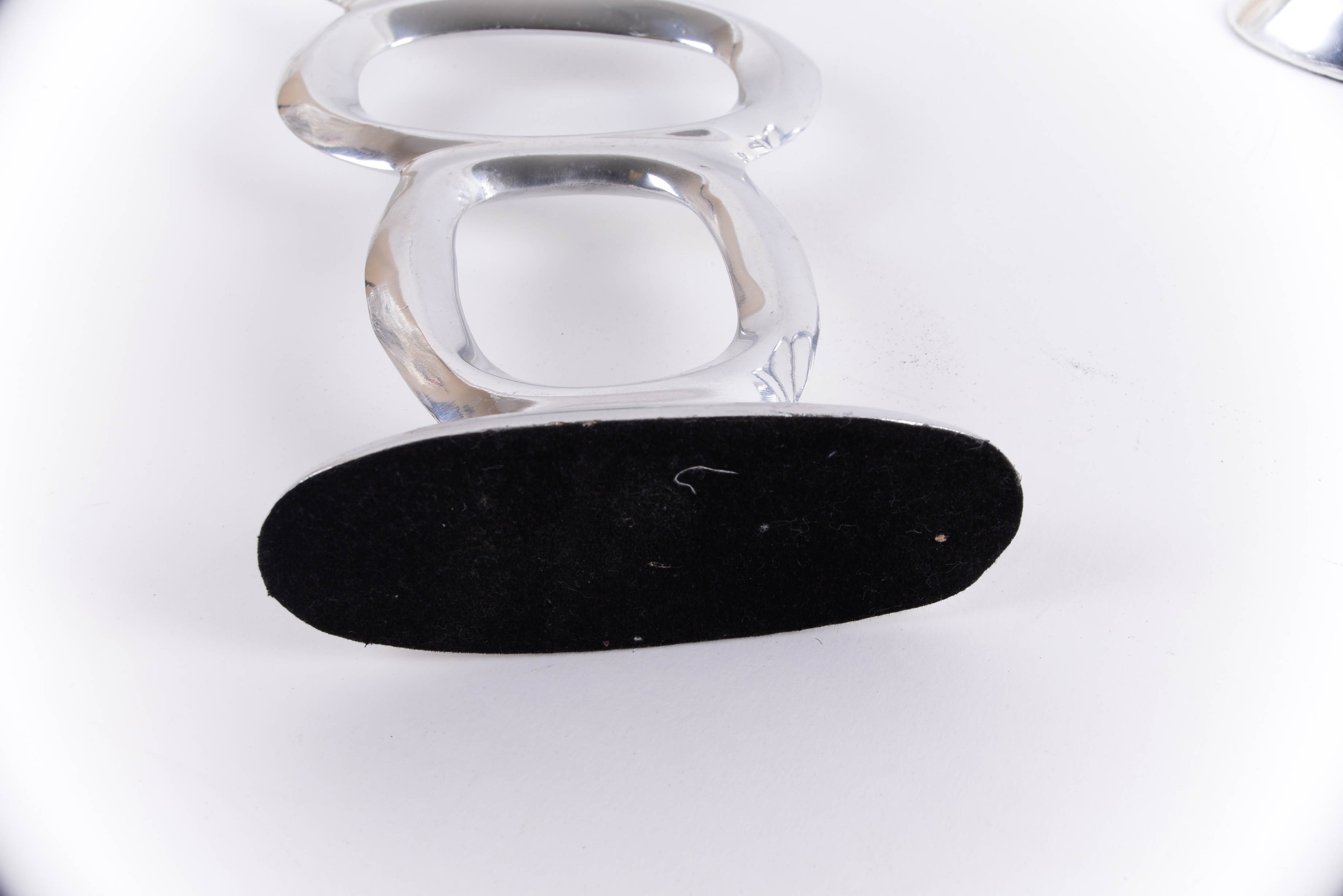 Modernist Tree Branch Form Silver Tone Candleholder with Modern Candleholders