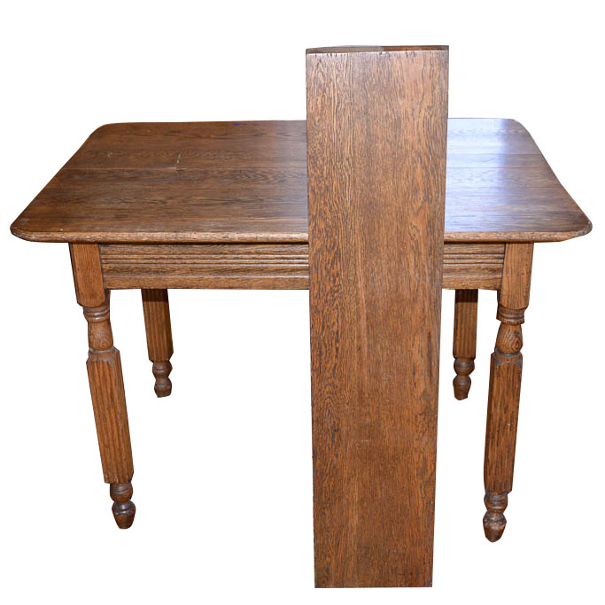Vintage to Antique Hardwood Table