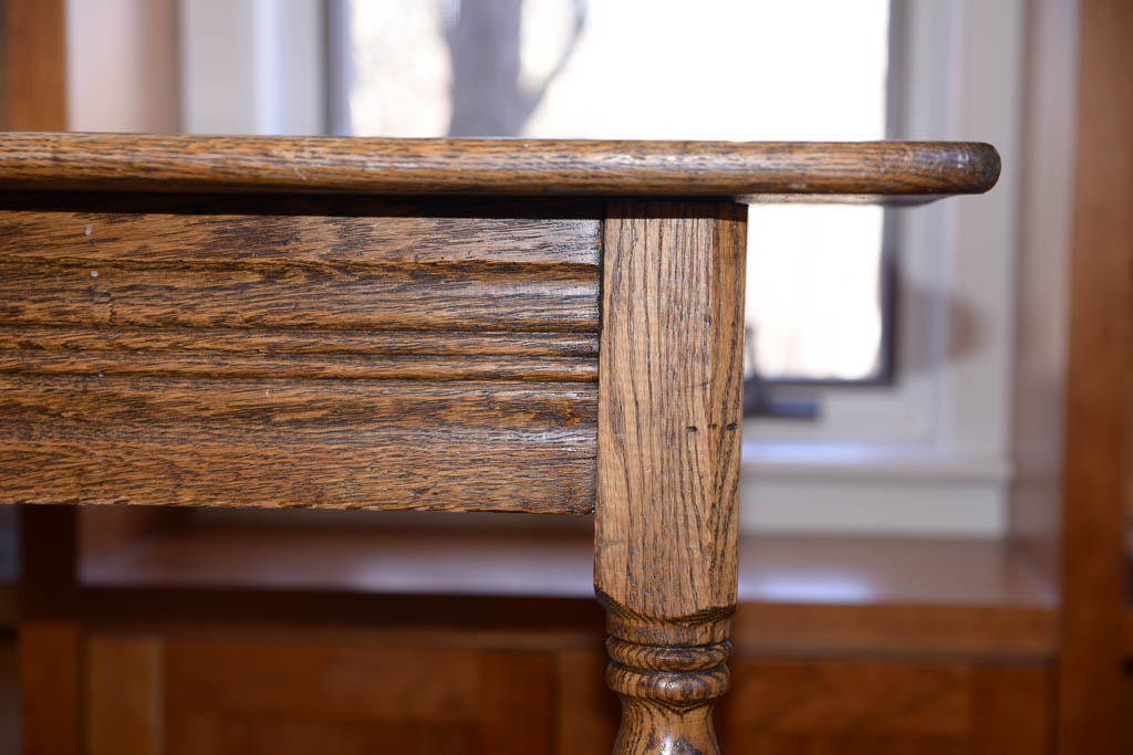 Vintage to Antique Hardwood Table