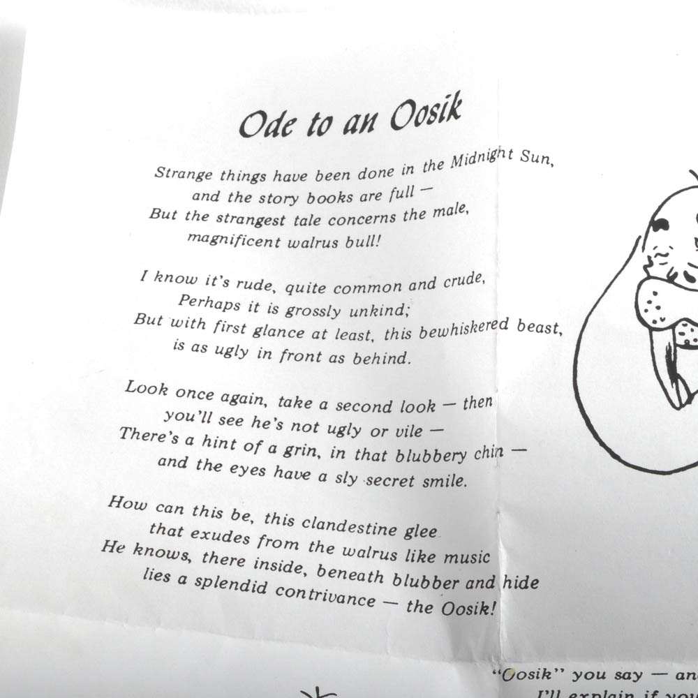 Walrus Baculum or Oosik