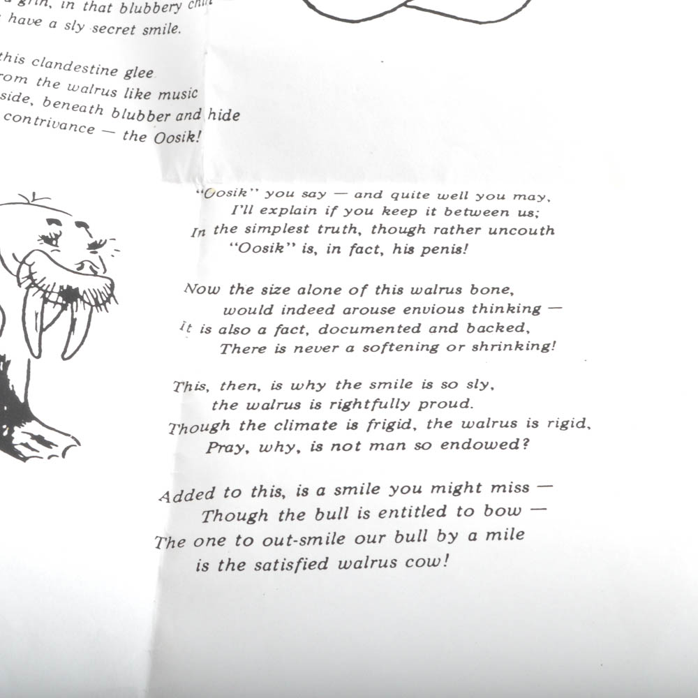 Walrus Baculum or Oosik