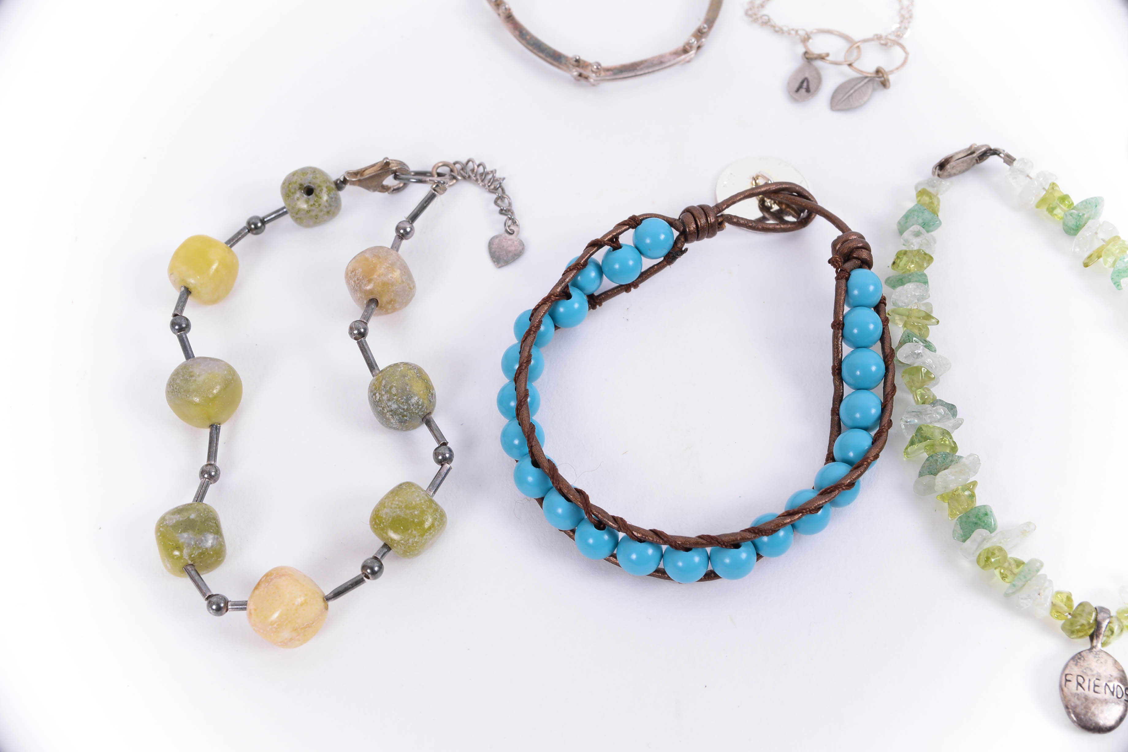 Grouping of Sterling Silver Bracelets