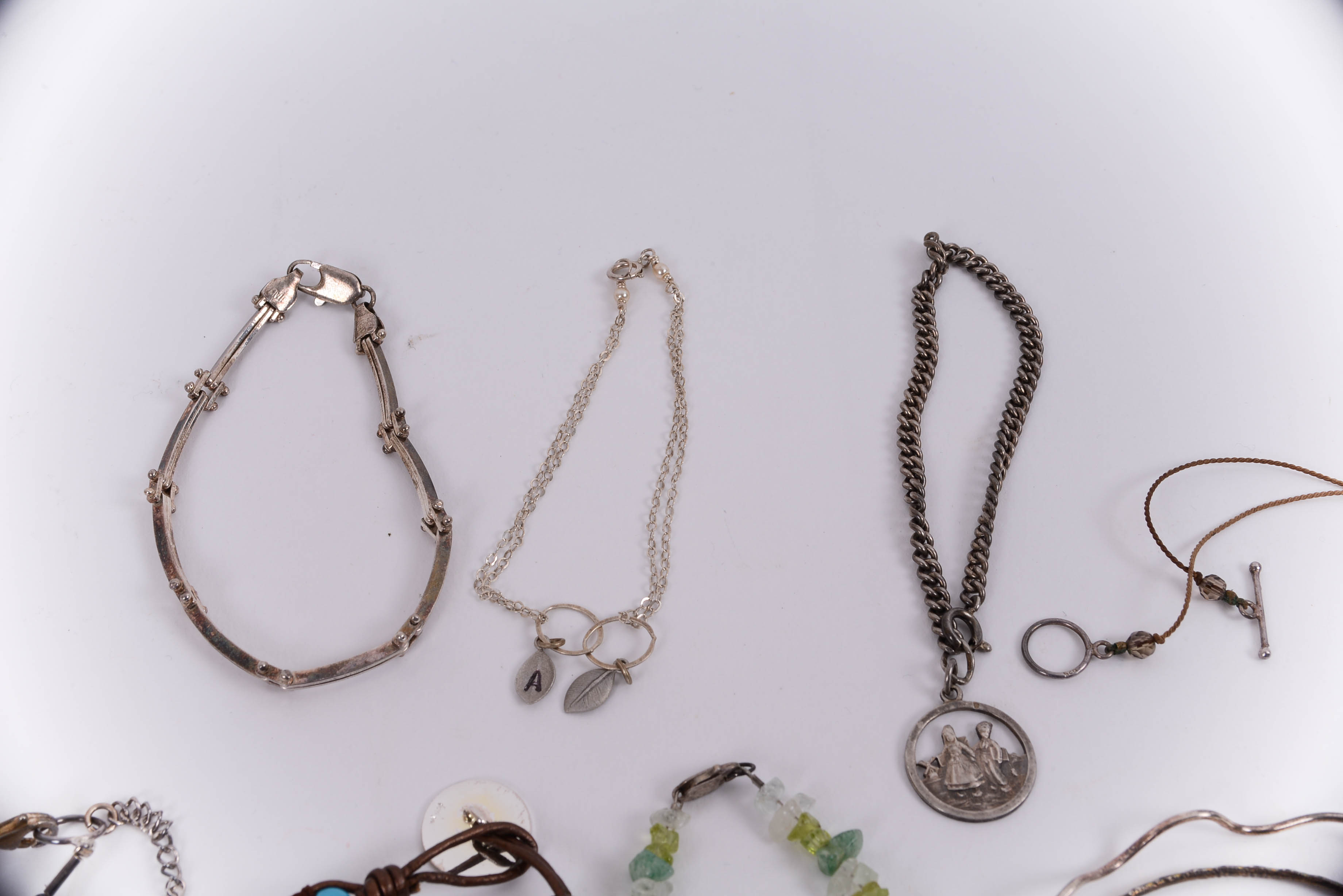 Grouping of Sterling Silver Bracelets