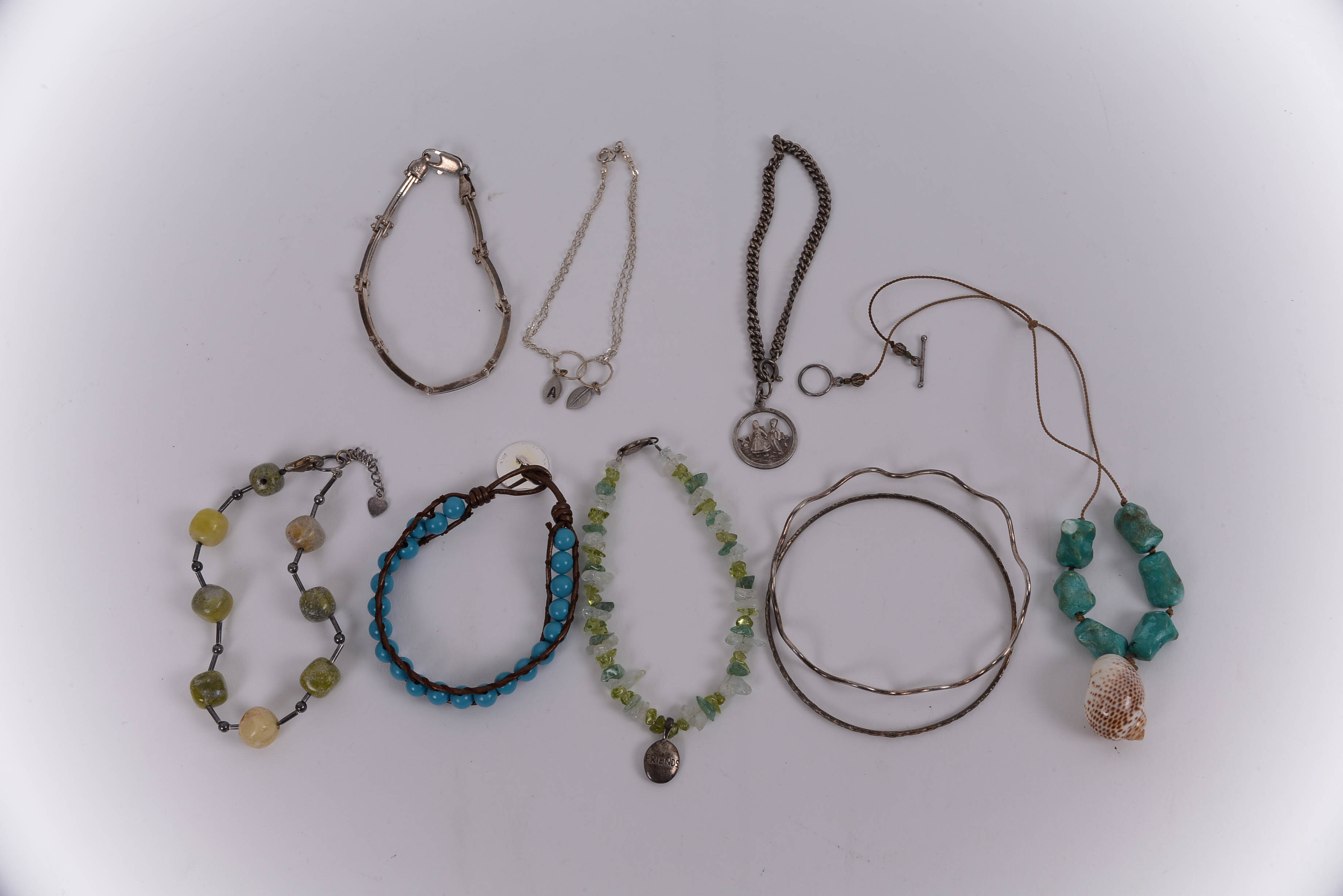 Grouping of Sterling Silver Bracelets