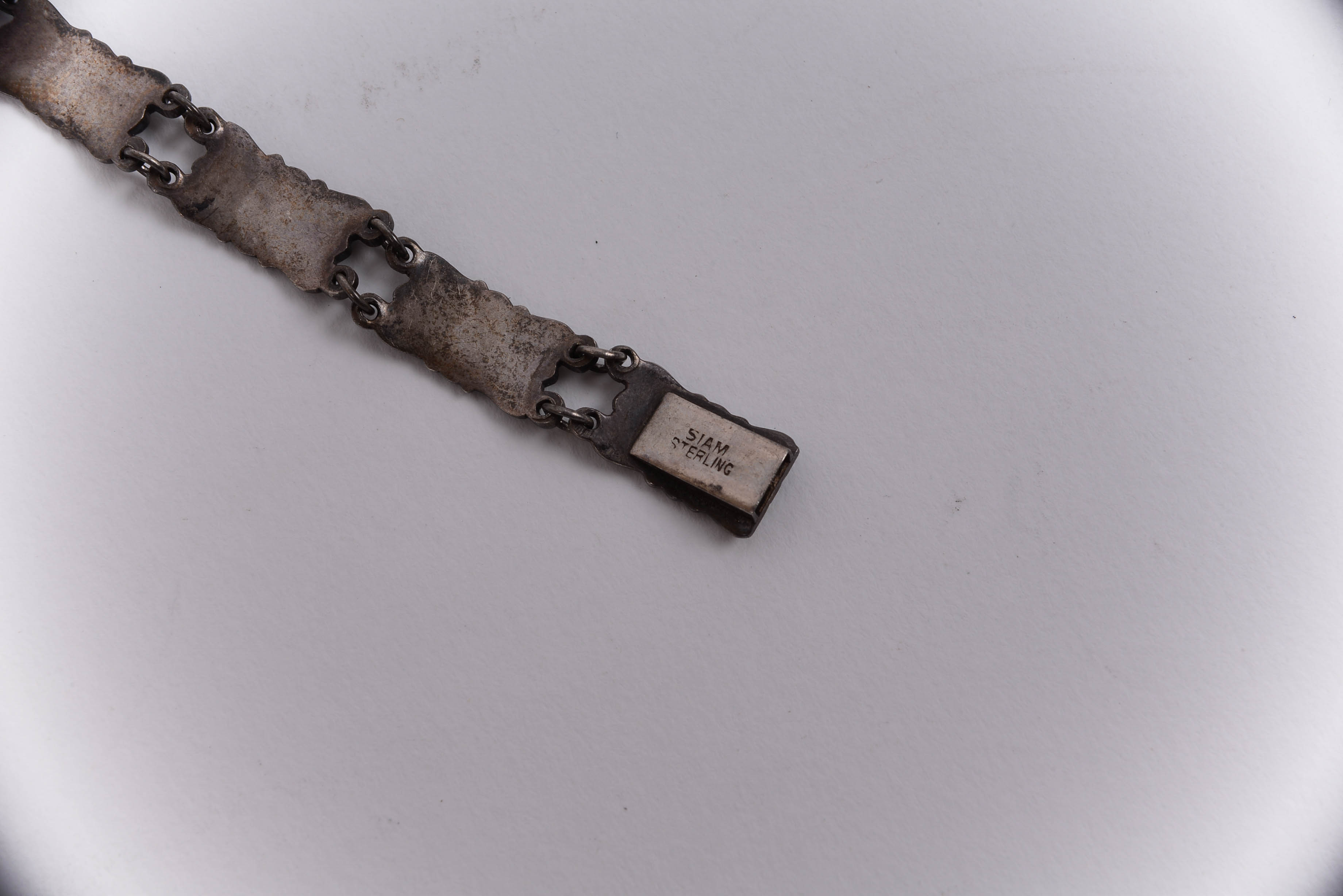 Sterling Silver Bracelet and Matching Clip-On Earrings