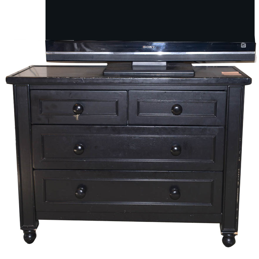Black Painted Wood Dresser from Pottery Barn Kids
