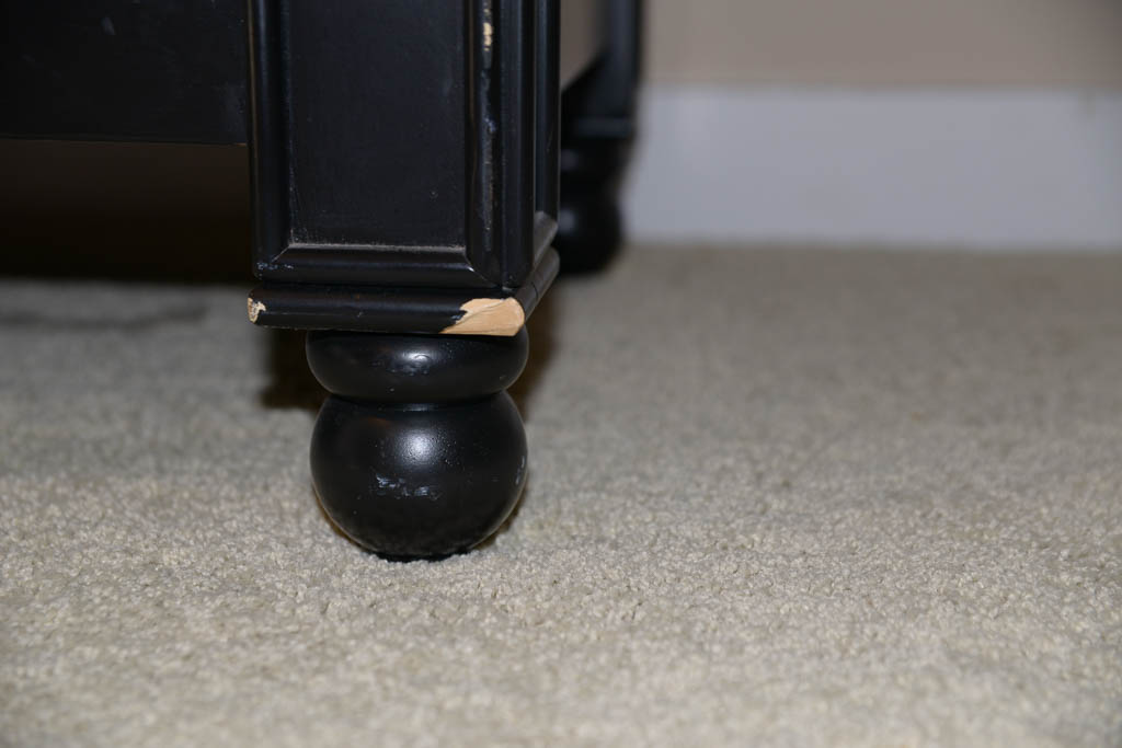 Black Painted Wood Dresser from Pottery Barn Kids