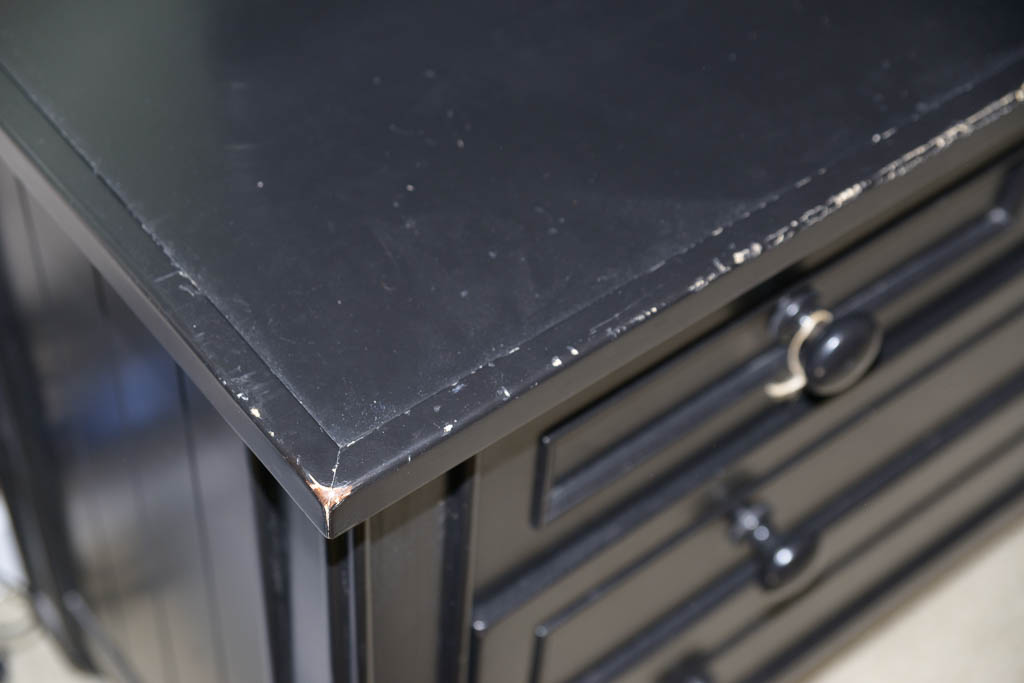 Black Painted Wood Dresser from Pottery Barn Kids