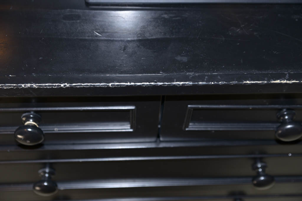 Black Painted Wood Dresser from Pottery Barn Kids