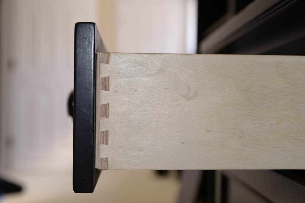 Black Painted Wood Dresser from Pottery Barn Kids