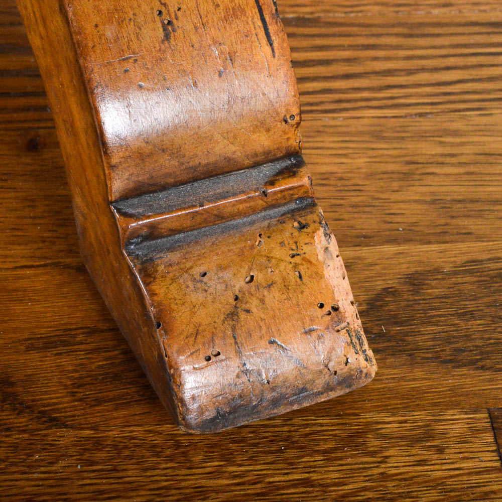 Antique French Drop Leaf Pedestal Side Table