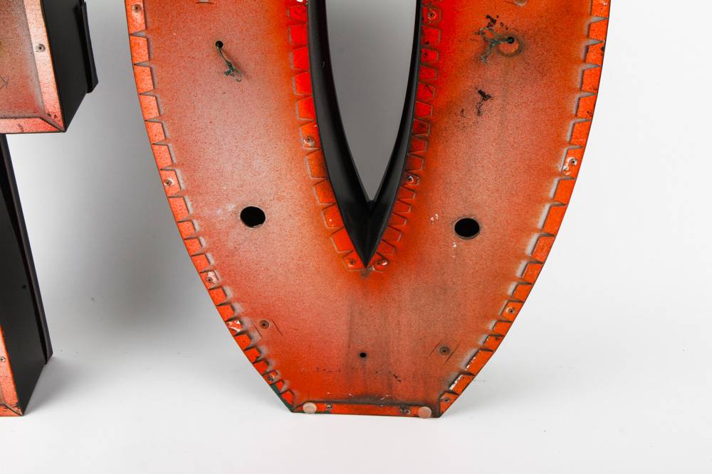 "TV" Decorative Wall Letters