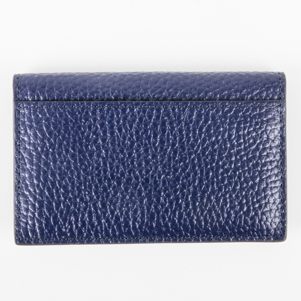 Dagne Dover Royal Blue Leather Card Case