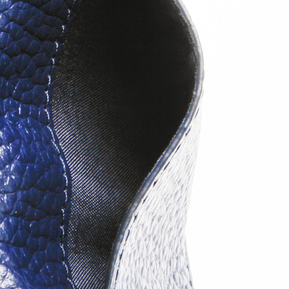 Dagne Dover Royal Blue Leather Card Case