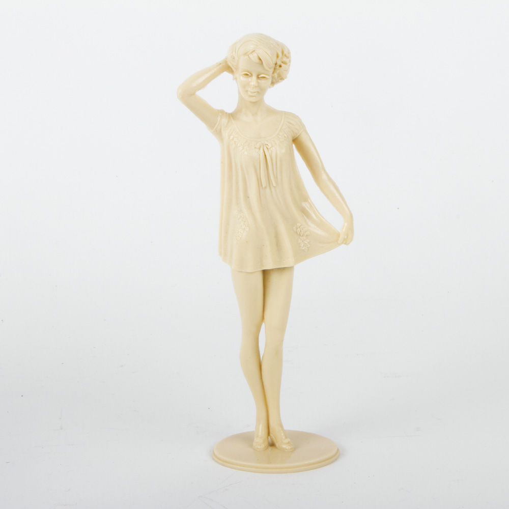 Collection of Vintage Louis Marx & Co. Female Figurines