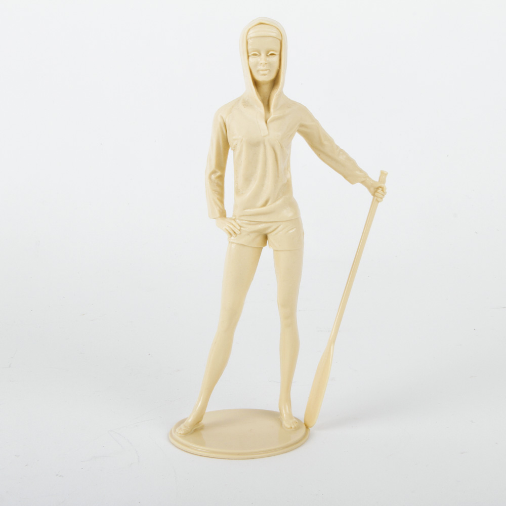 Collection of Vintage Louis Marx & Co. Female Figurines