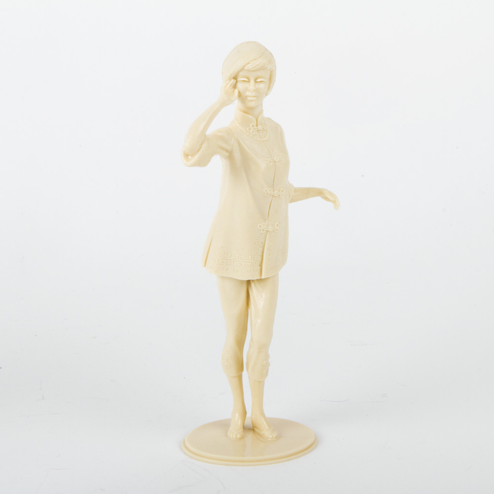 Collection of Vintage Louis Marx & Co. Female Figurines