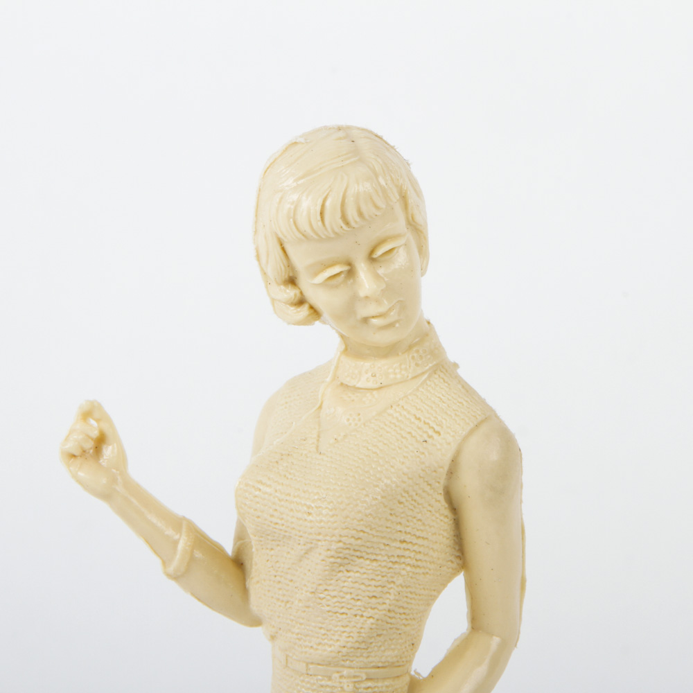 Collection of Vintage Louis Marx & Co. Female Figurines