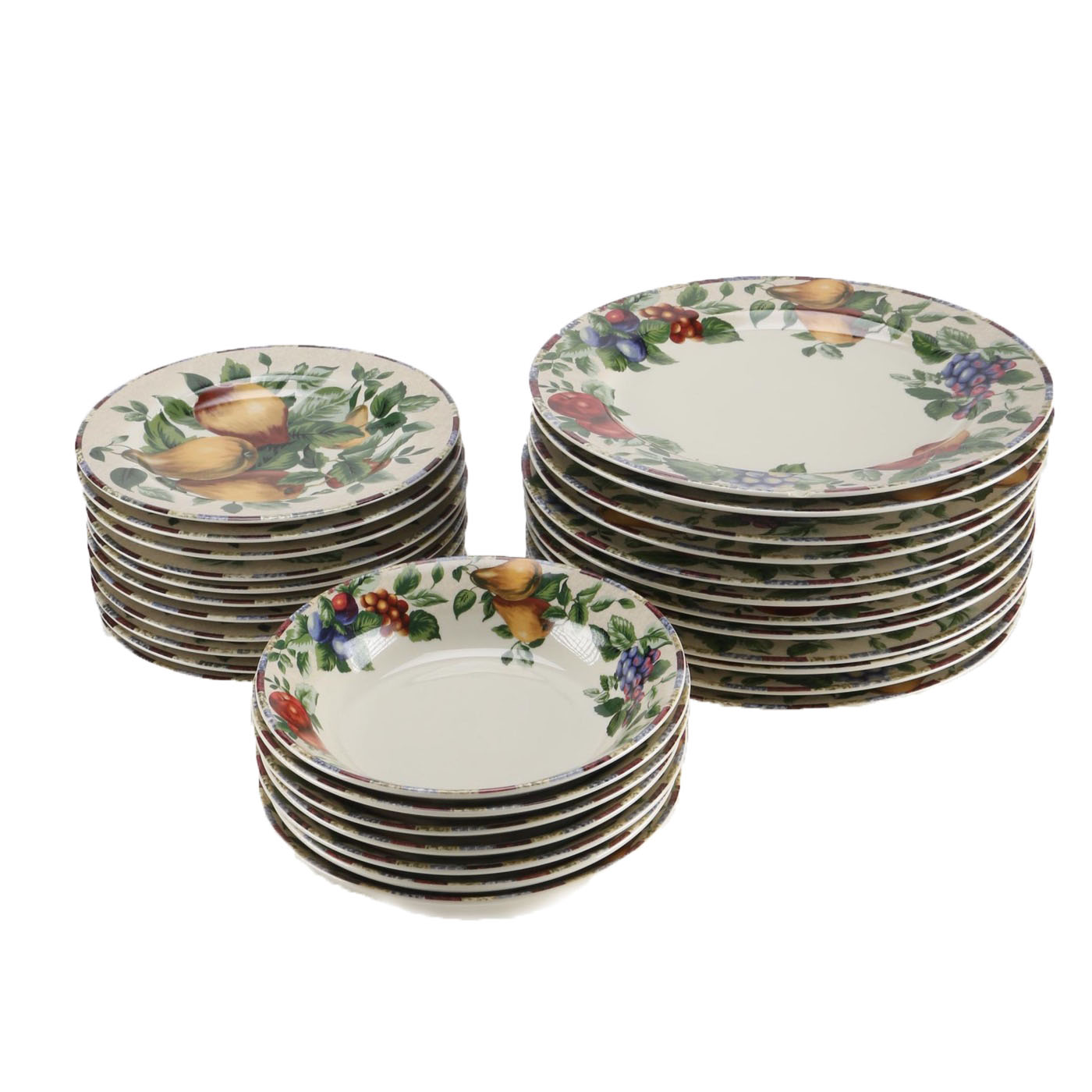 Selection of "Sakura by Oneida" Stoneware Plates