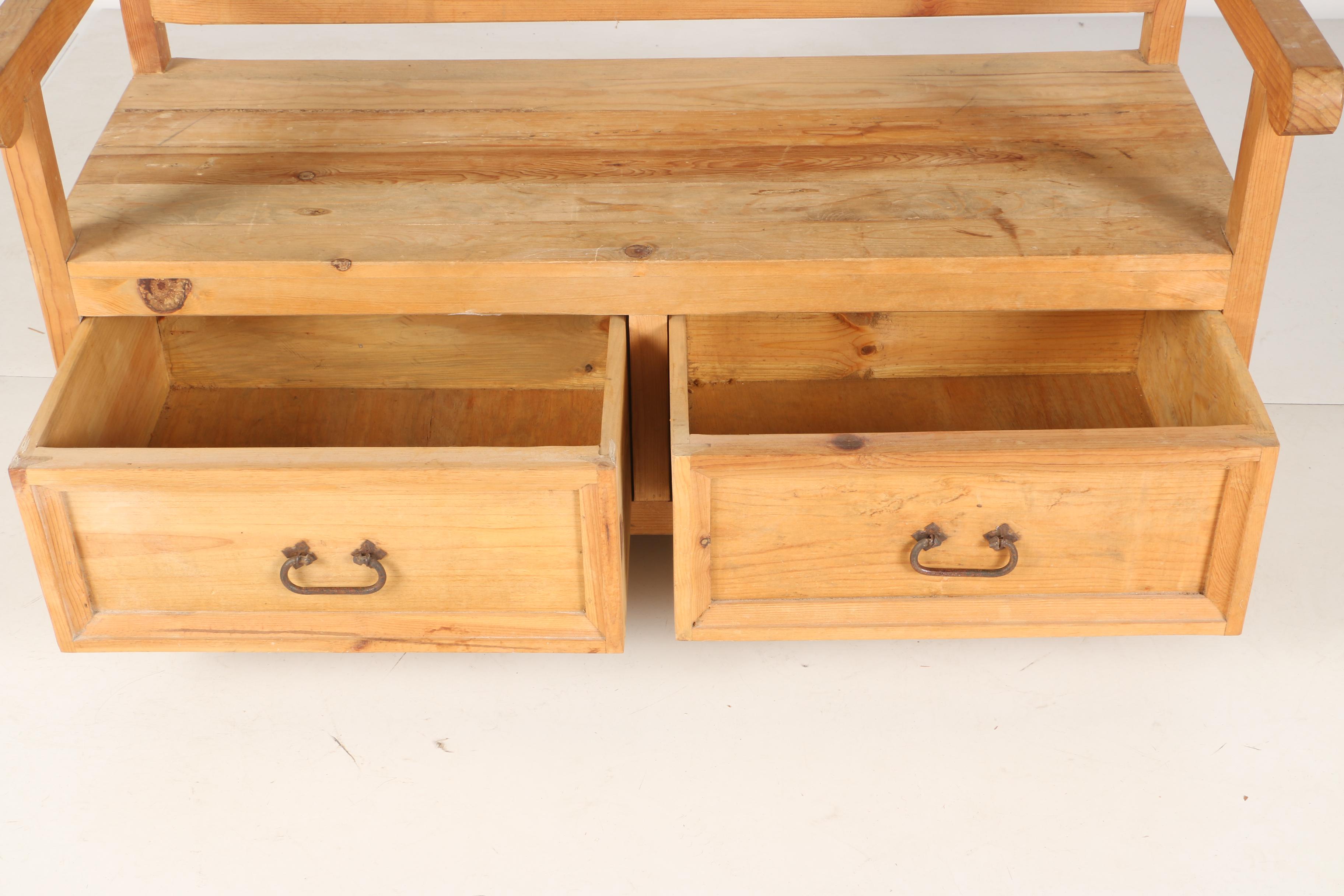 Mission Style Storage Bench