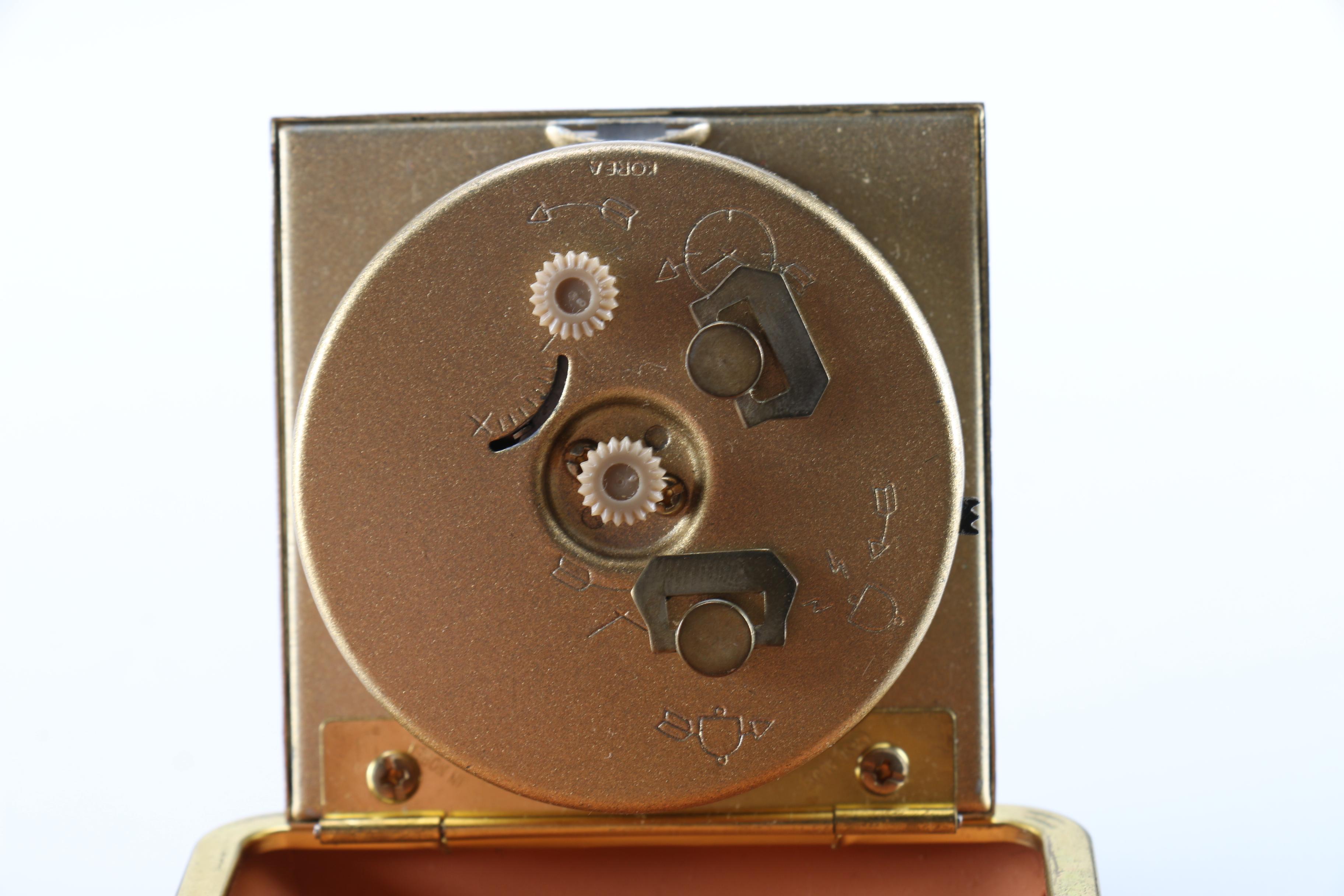 Brighton and Linden Travel Clocks with Porcelain Trinket Box