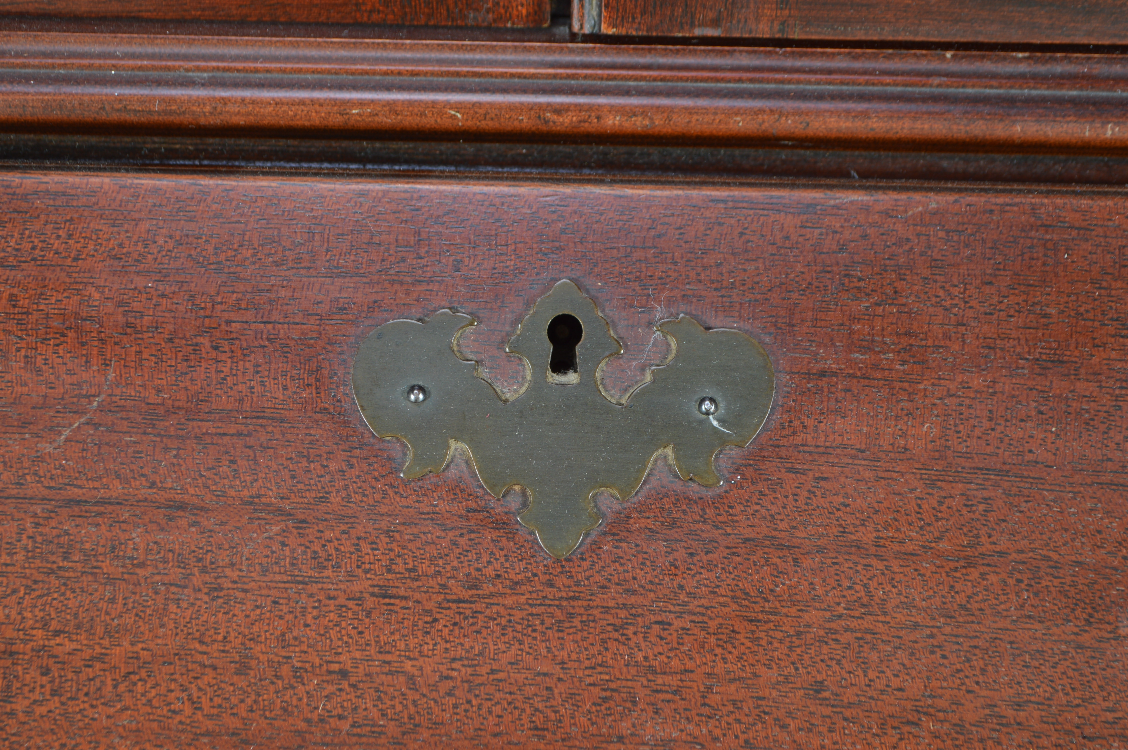 Vintage Chippendale Style Secretary Bookcase by Maddox