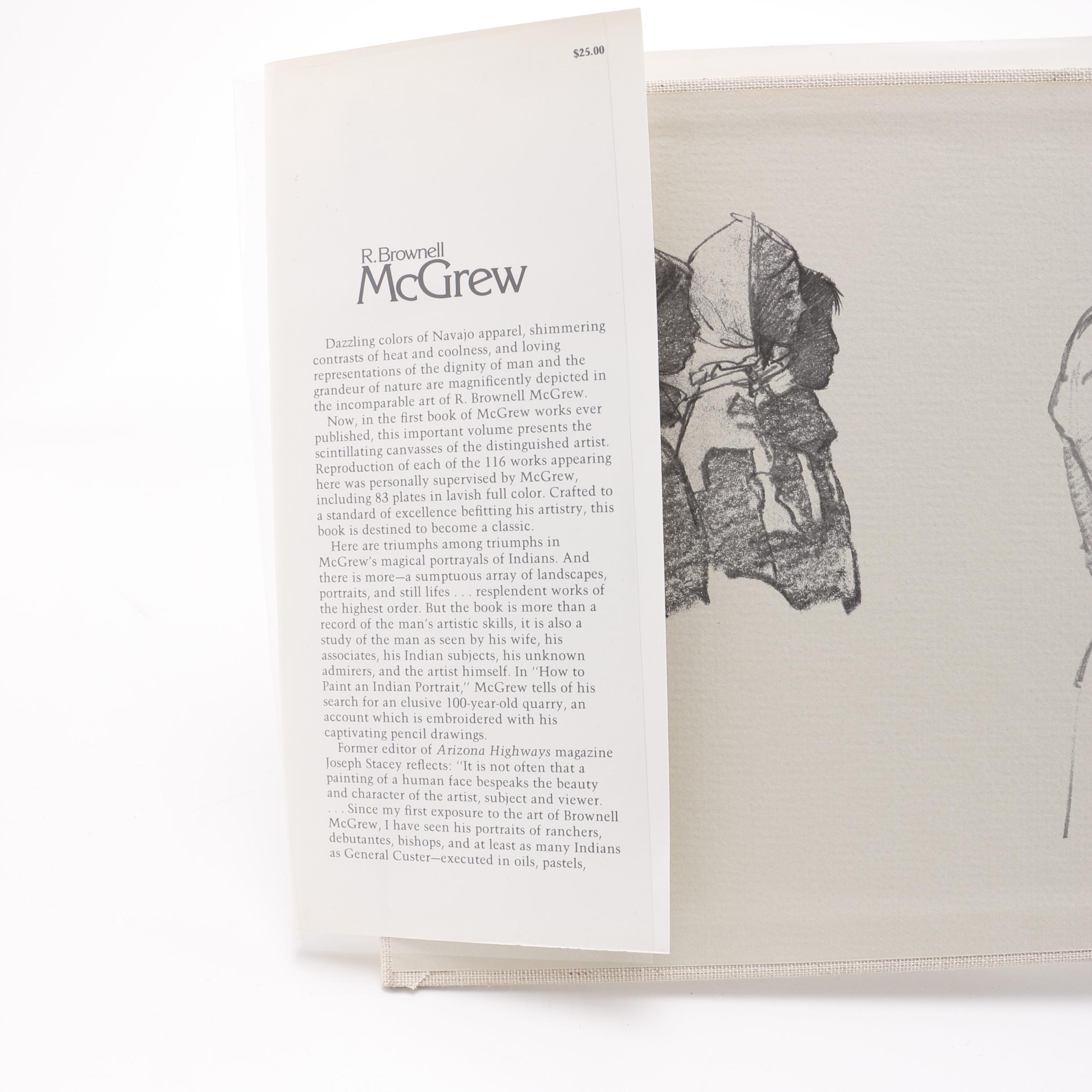 R. Brownell McGrew Art Book Featuring Original Drawings