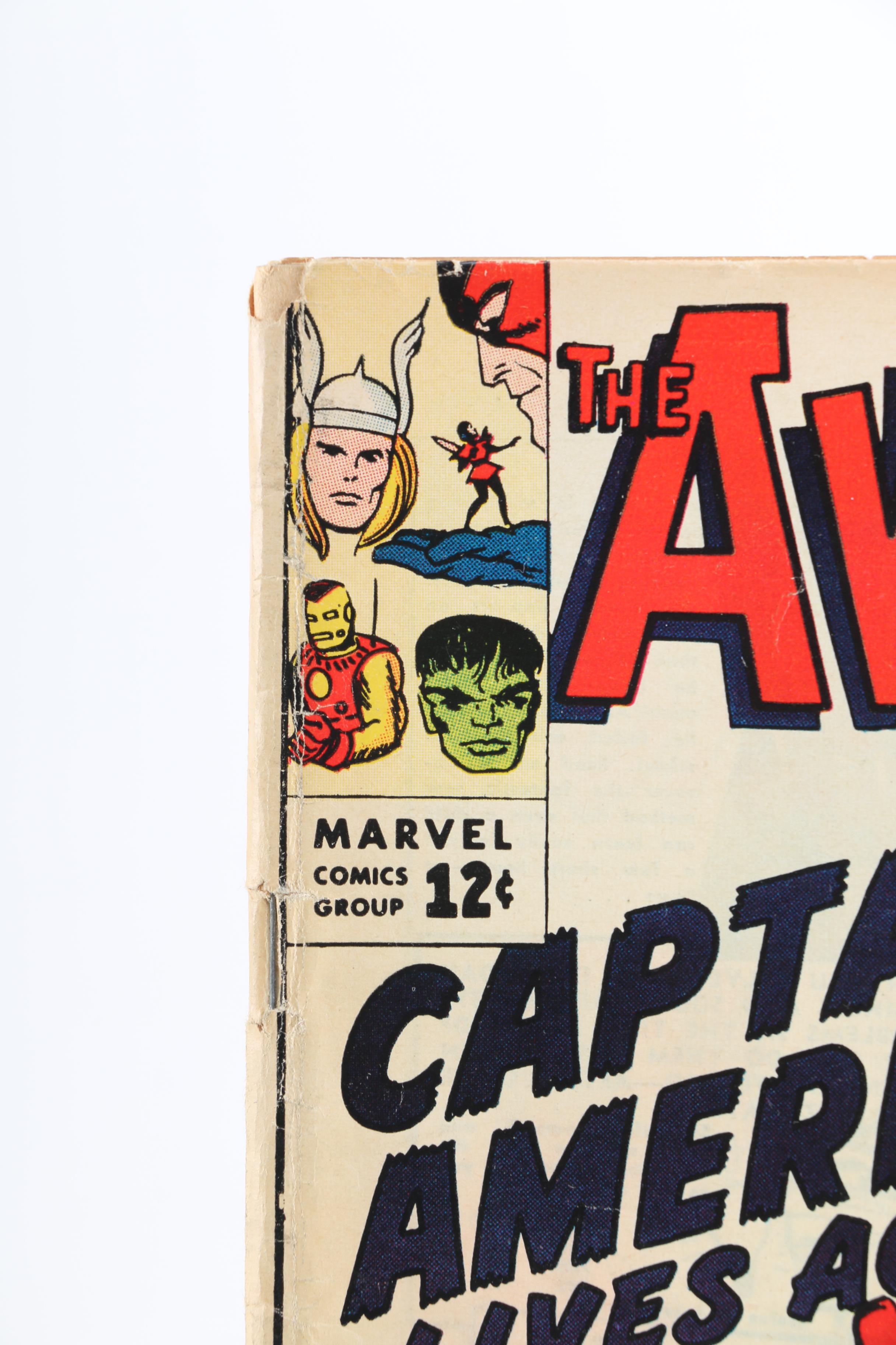 1964 "The Avengers" Issue #4 With Formal Reintroduction of Captain America