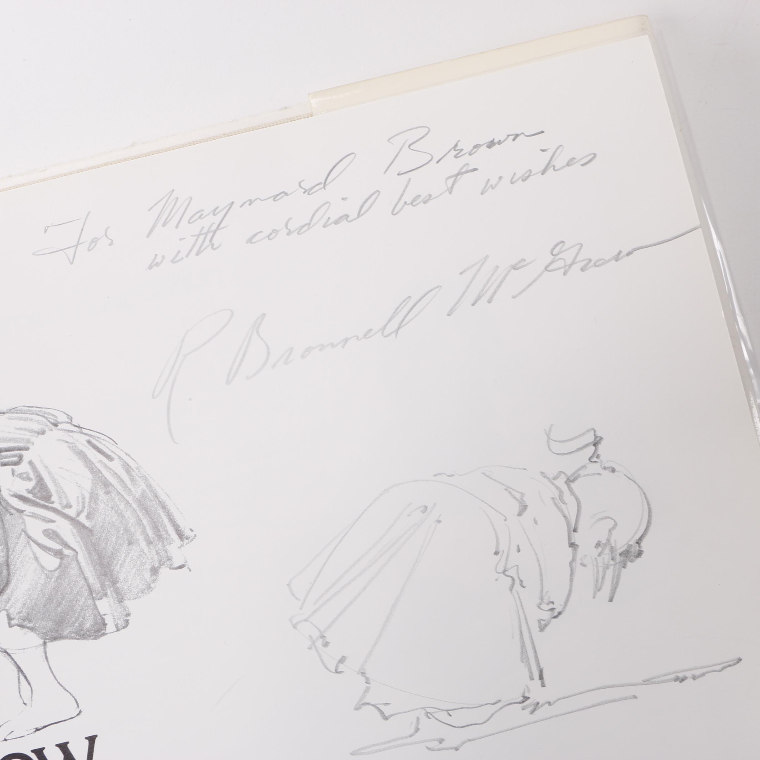 R. Brownell McGrew Art Book Featuring Original Drawings