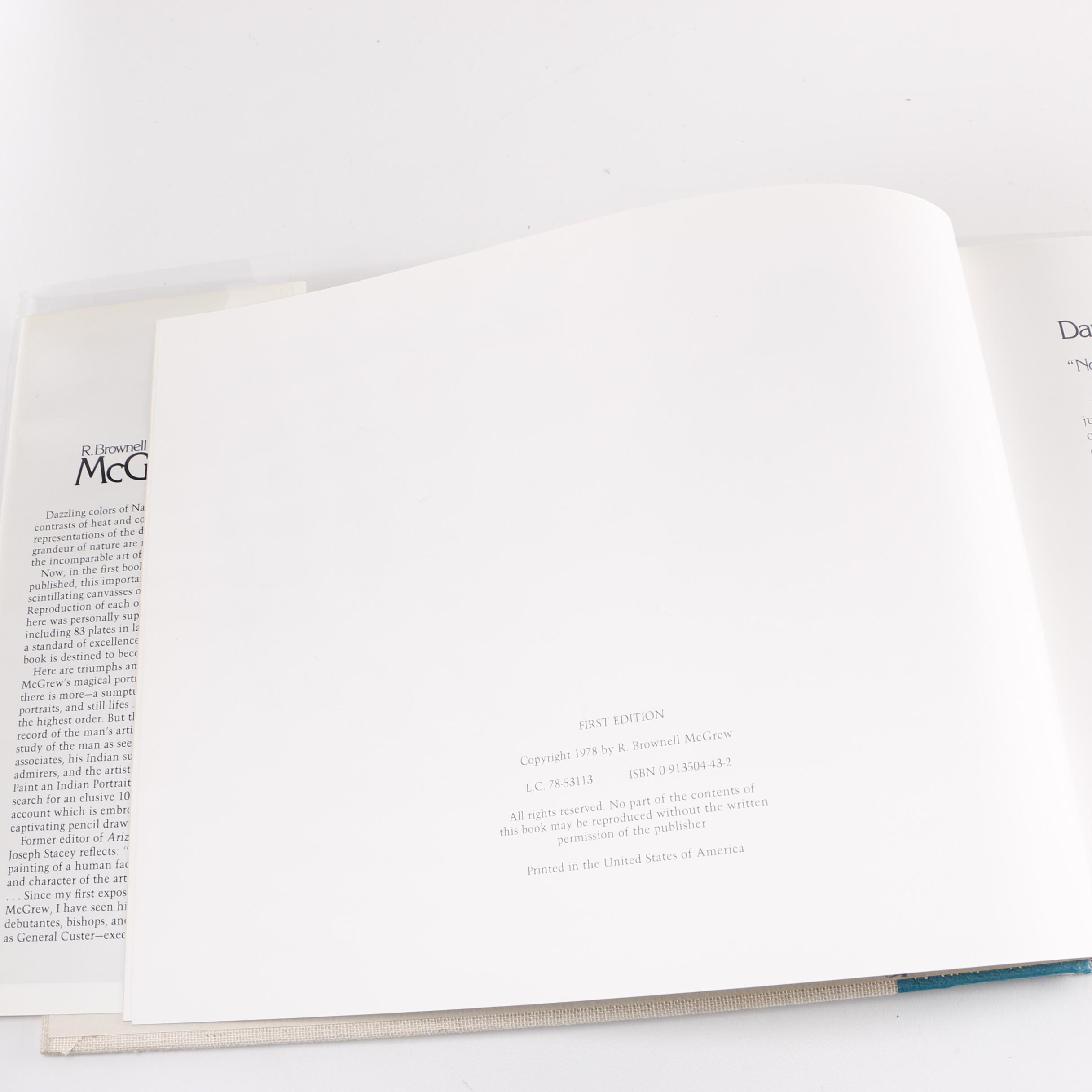 R. Brownell McGrew Art Book Featuring Original Drawings