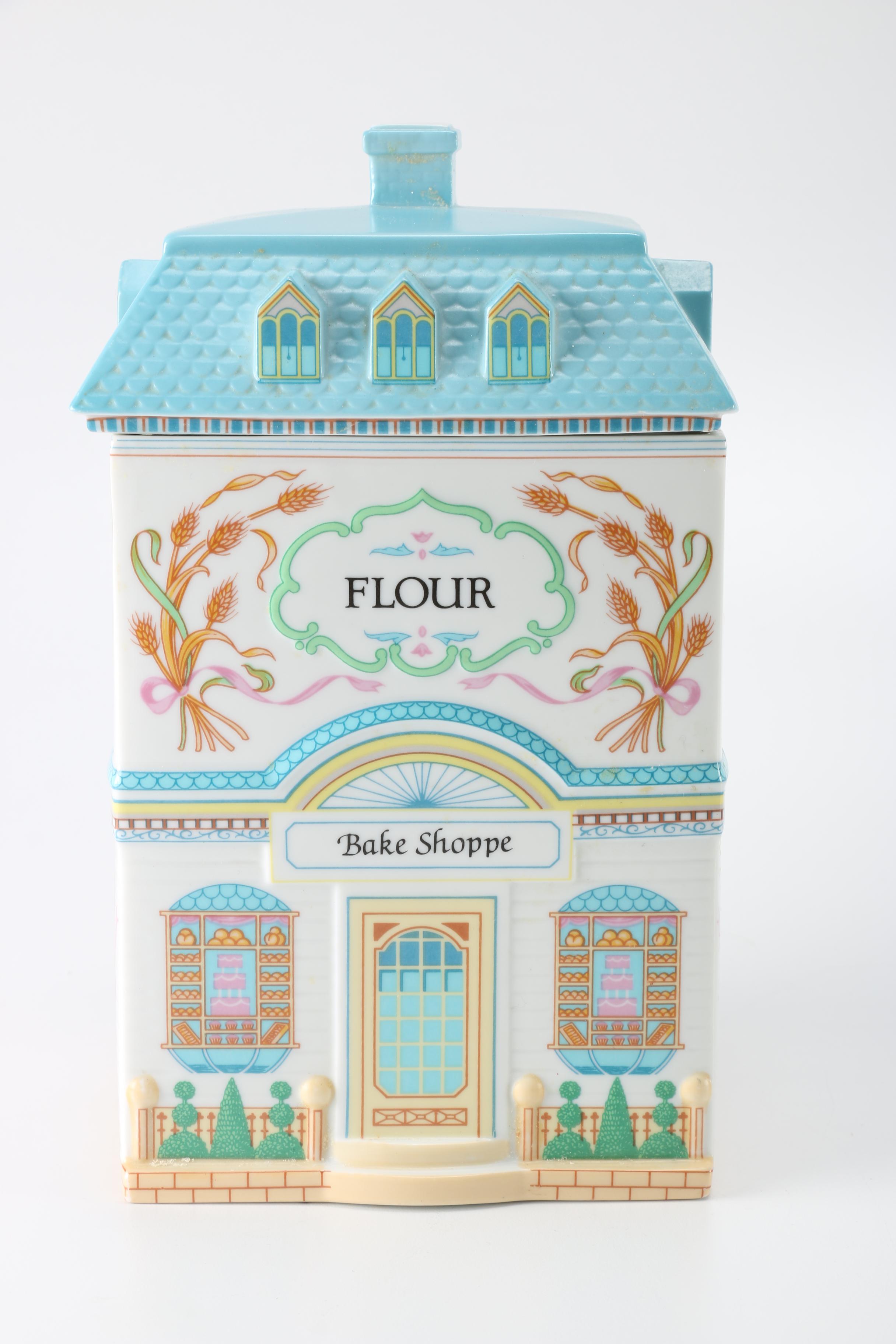 Lenox Porcelain "Village" Canisters