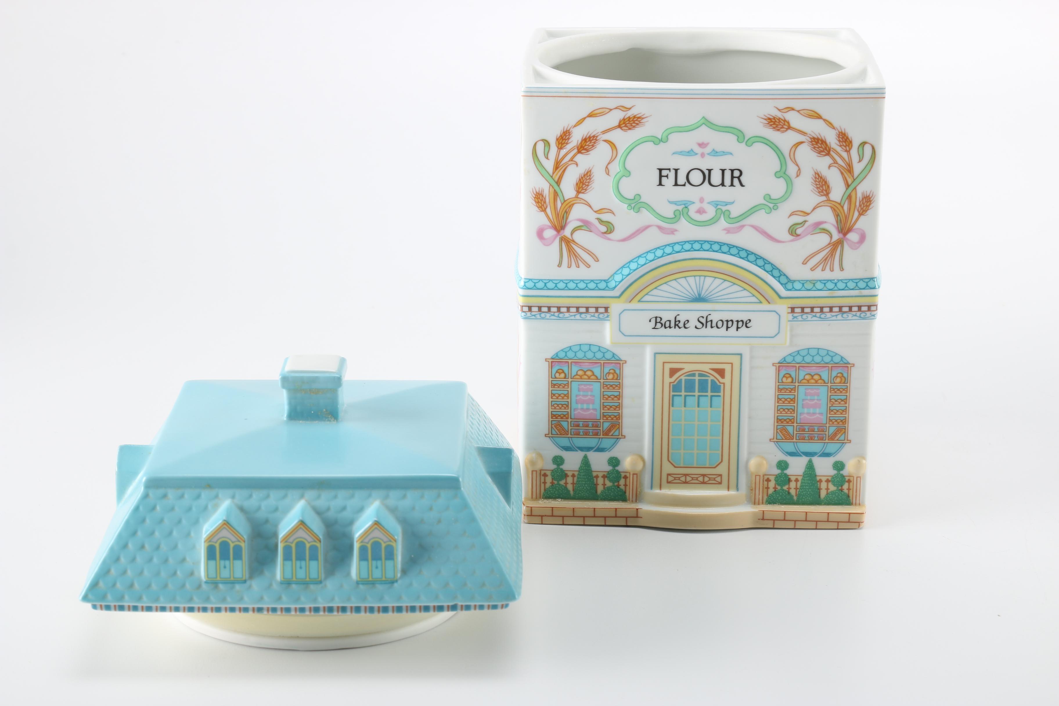 Lenox Porcelain "Village" Canisters