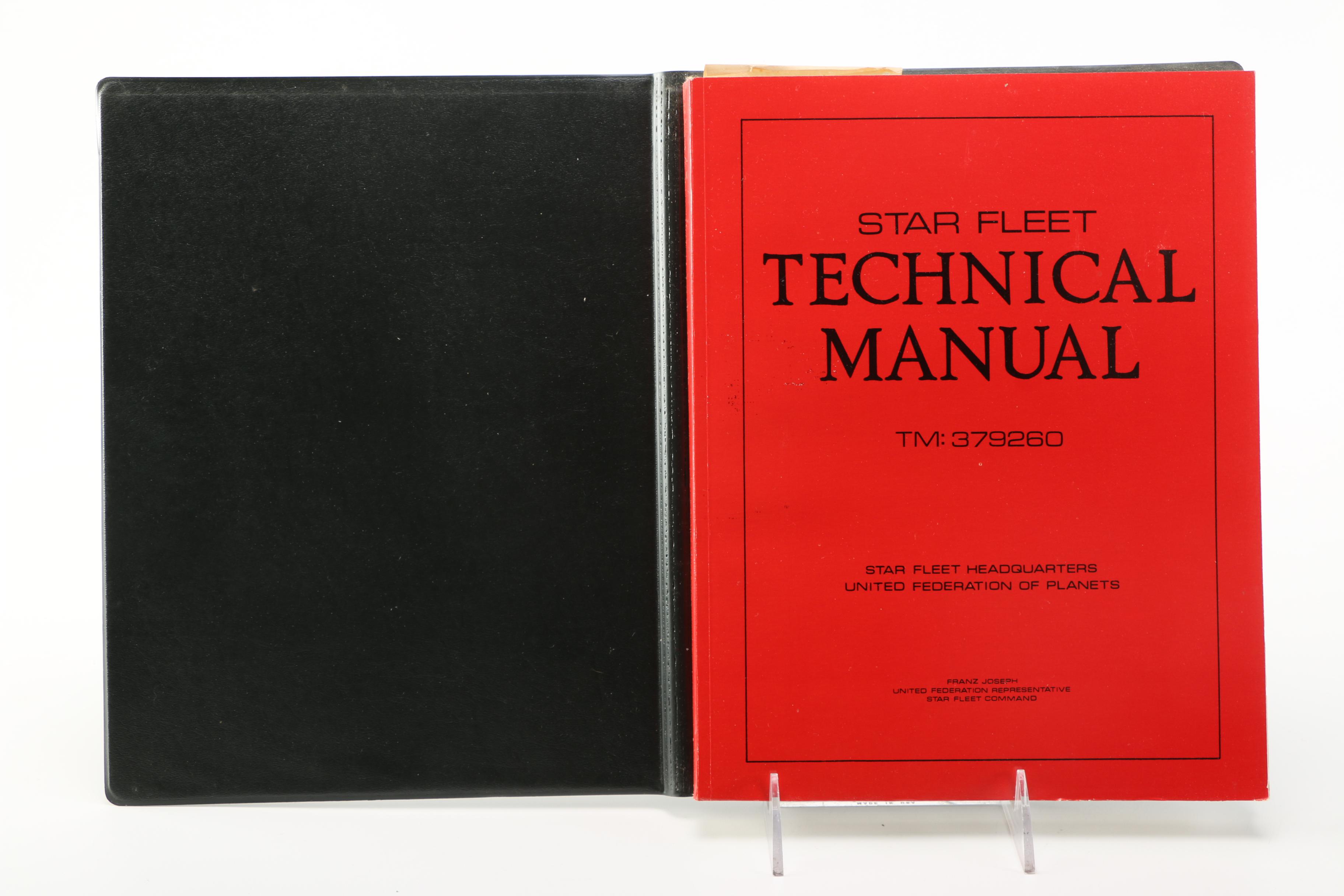 1975 Star Trek "Star Fleet Technical Manual"