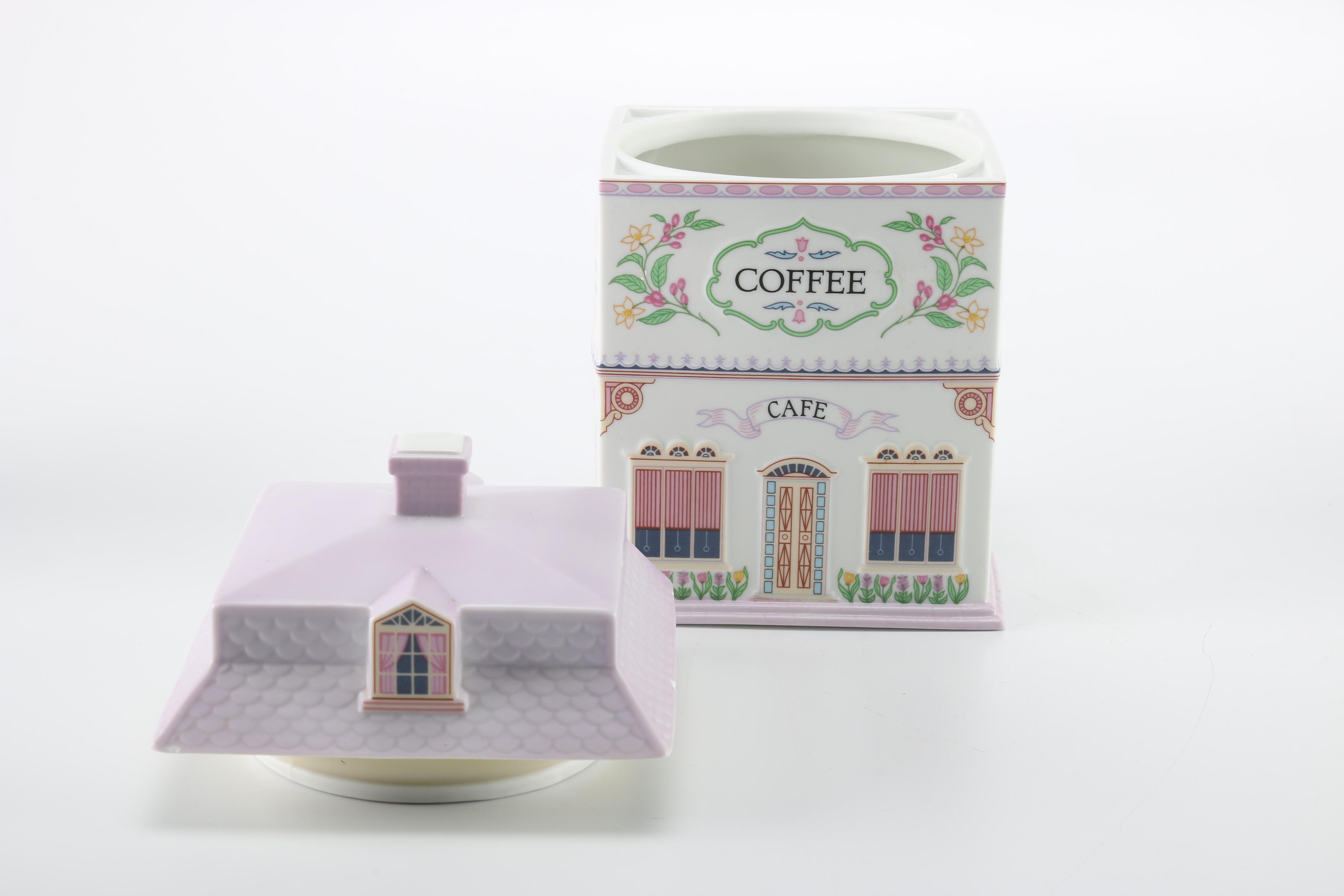 Lenox Porcelain "Village" Canisters