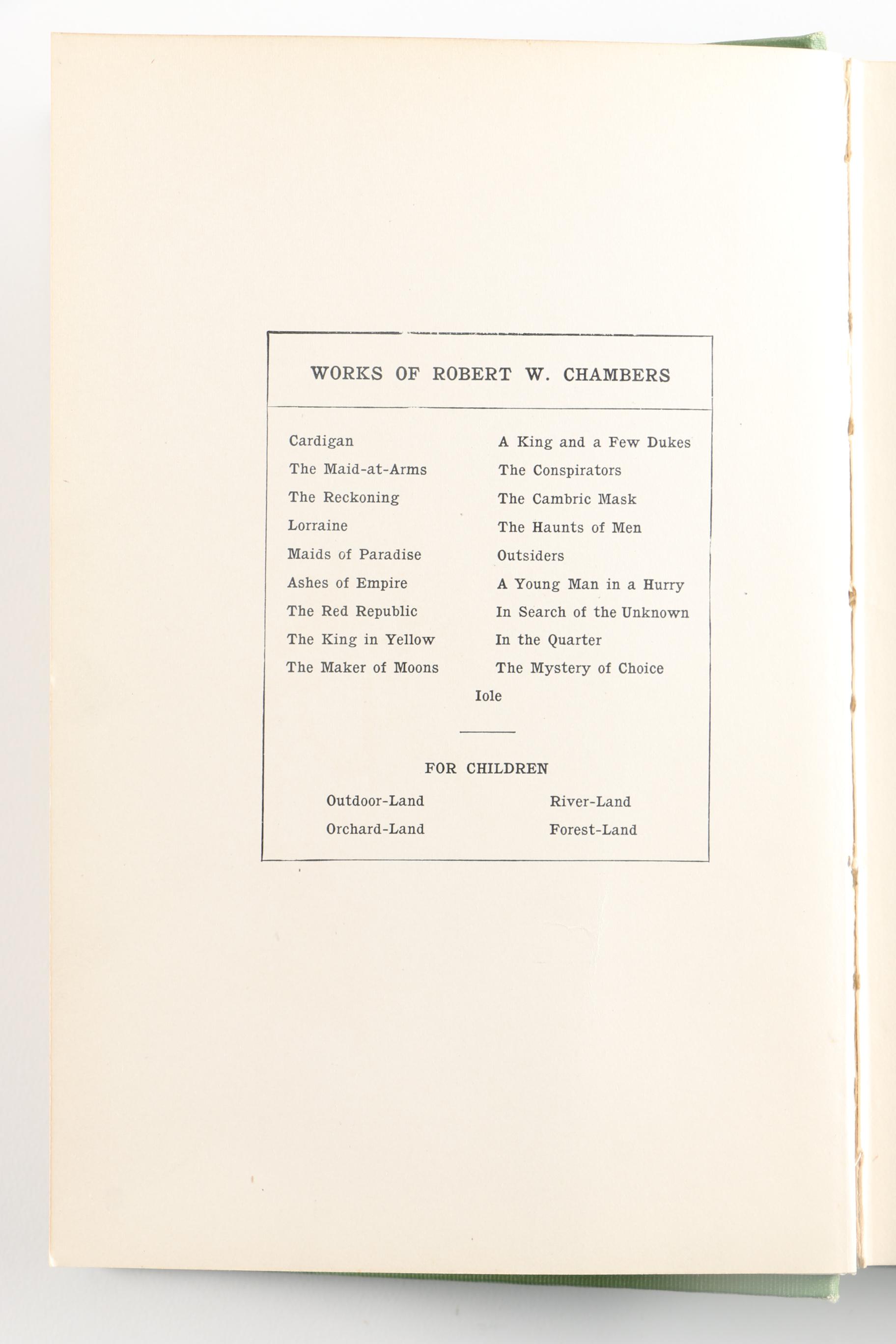 Antique Hardcover Books