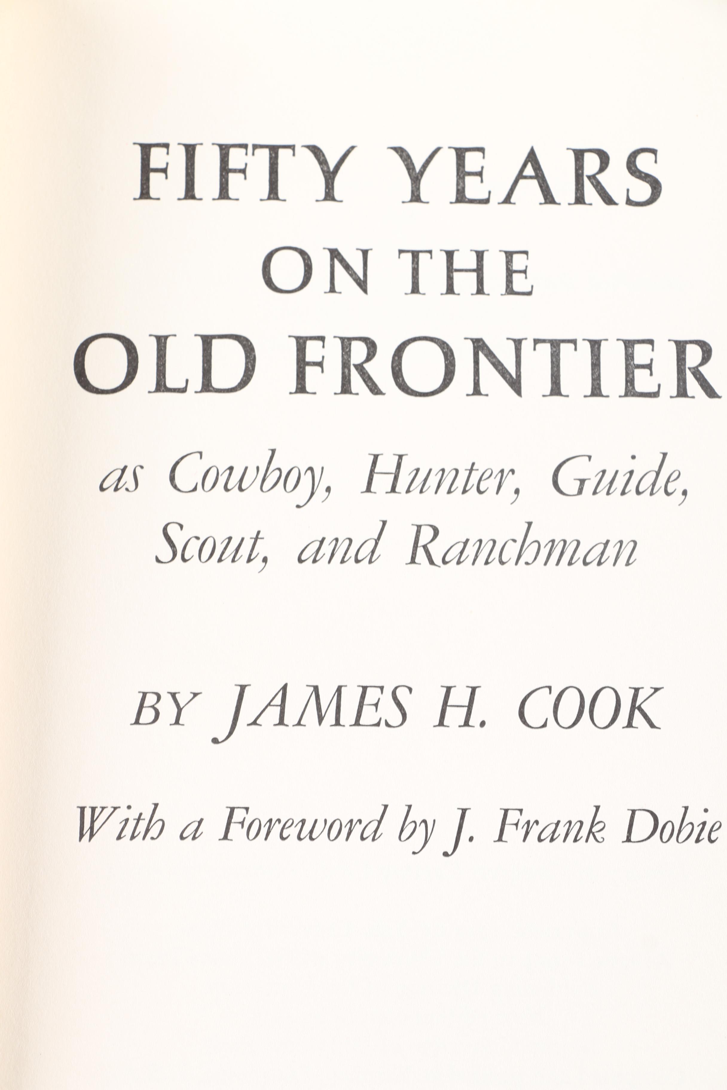 Vintage Western Americana Literature