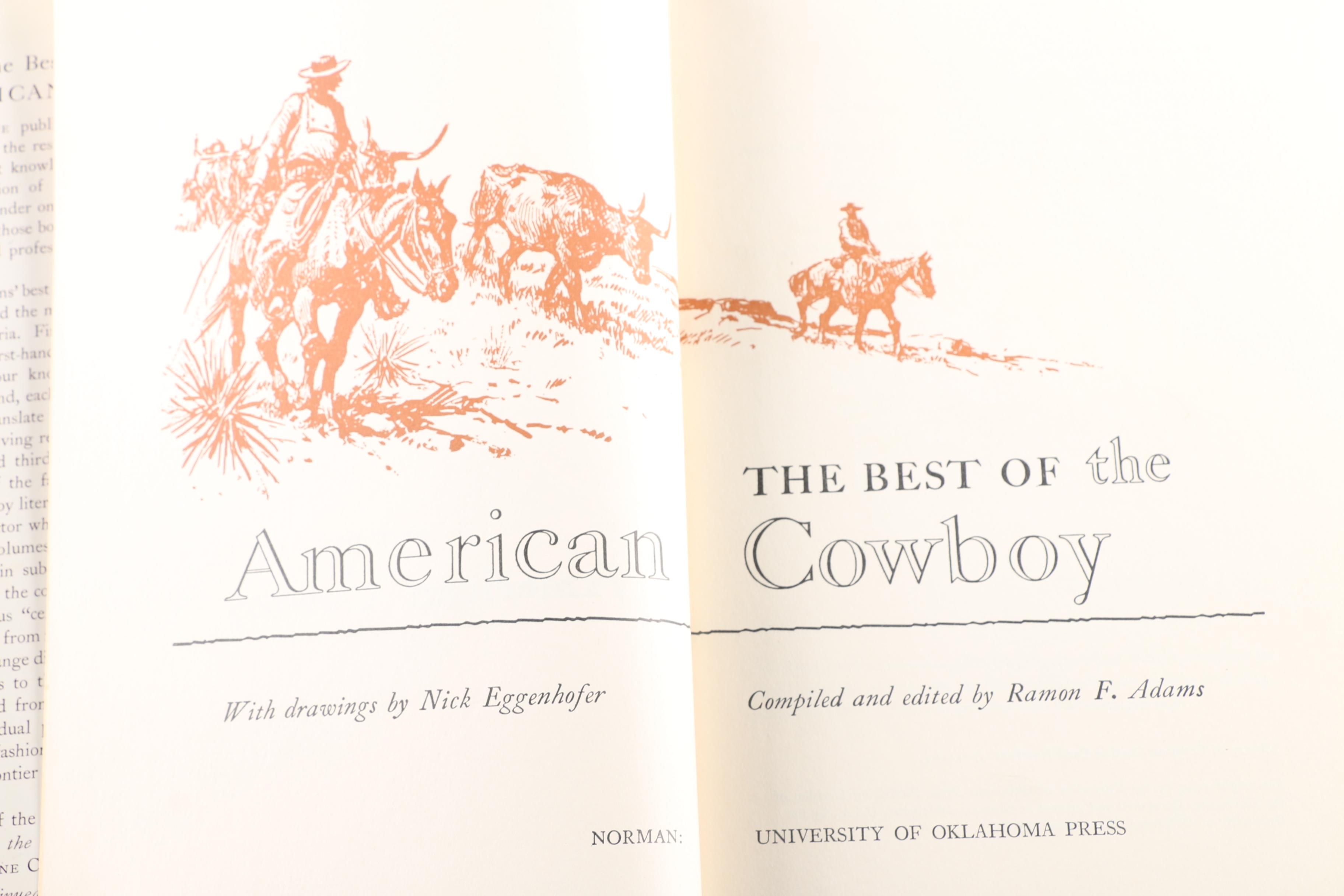 Vintage Western Americana Literature