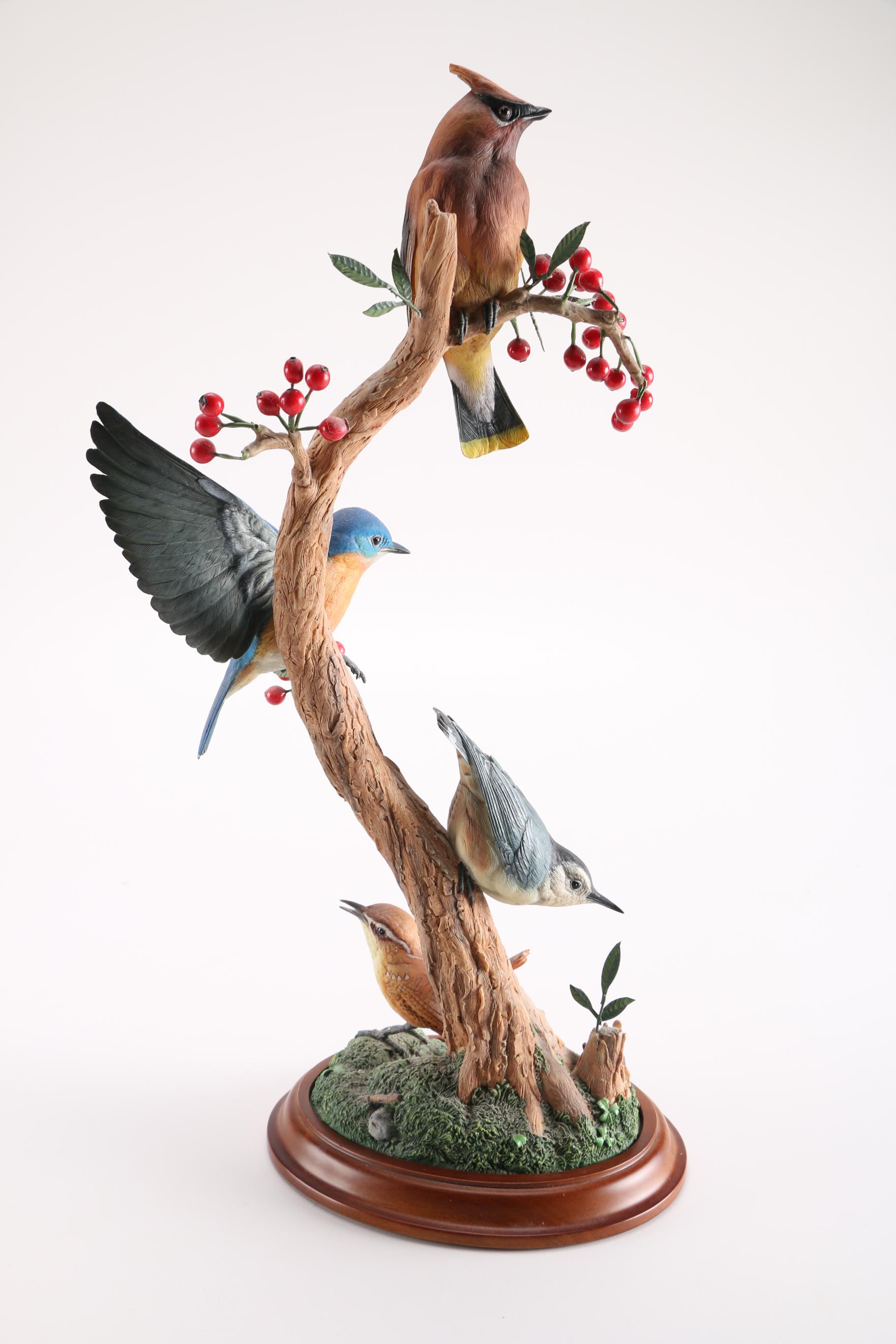 Danbury Mint "Autumn Symphony" Bird Figurine