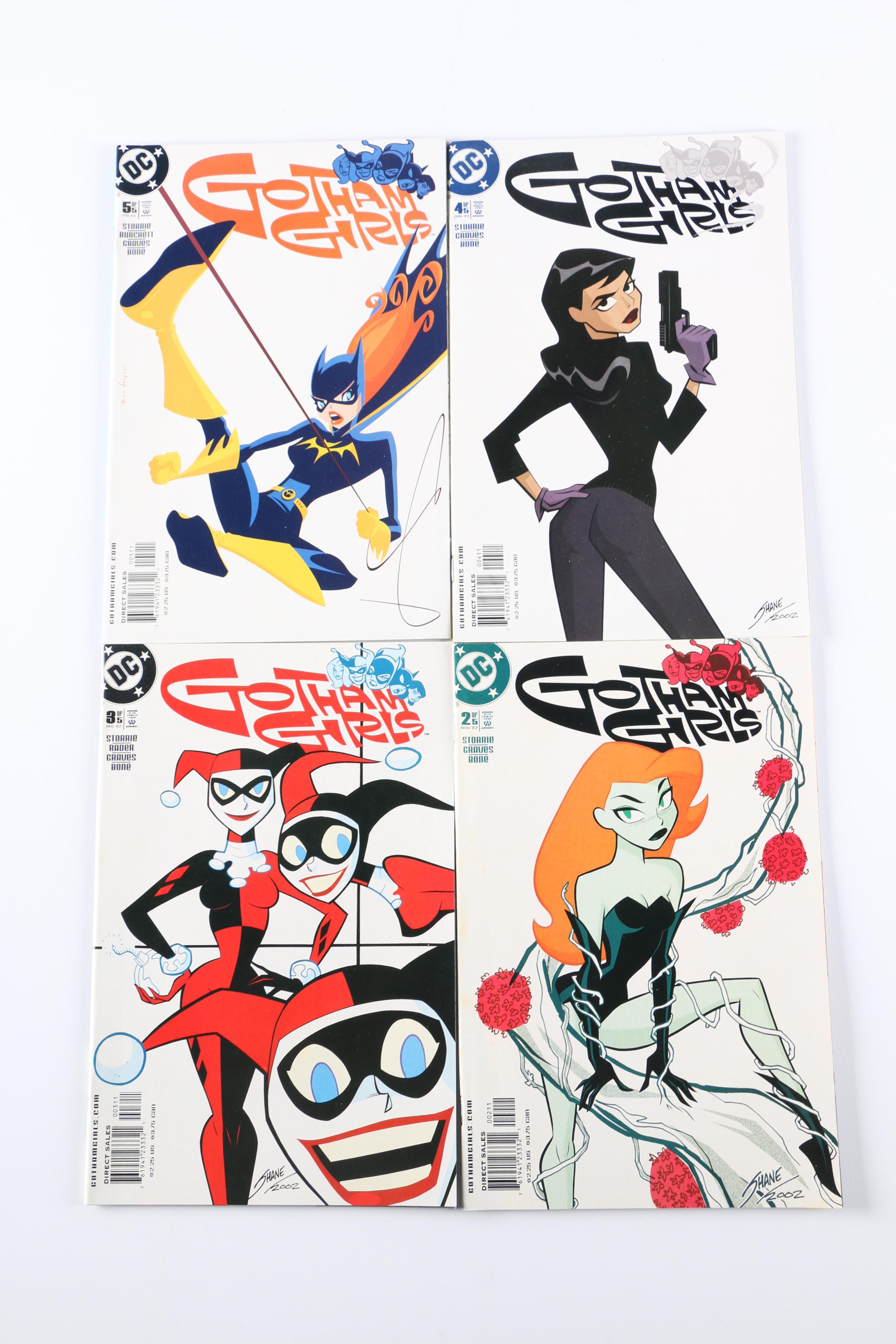 Modern Age "Harley Quinn" and "Gothic Girls" Comics and "Harley and Ivy Love on the Lam" Graphic Novel