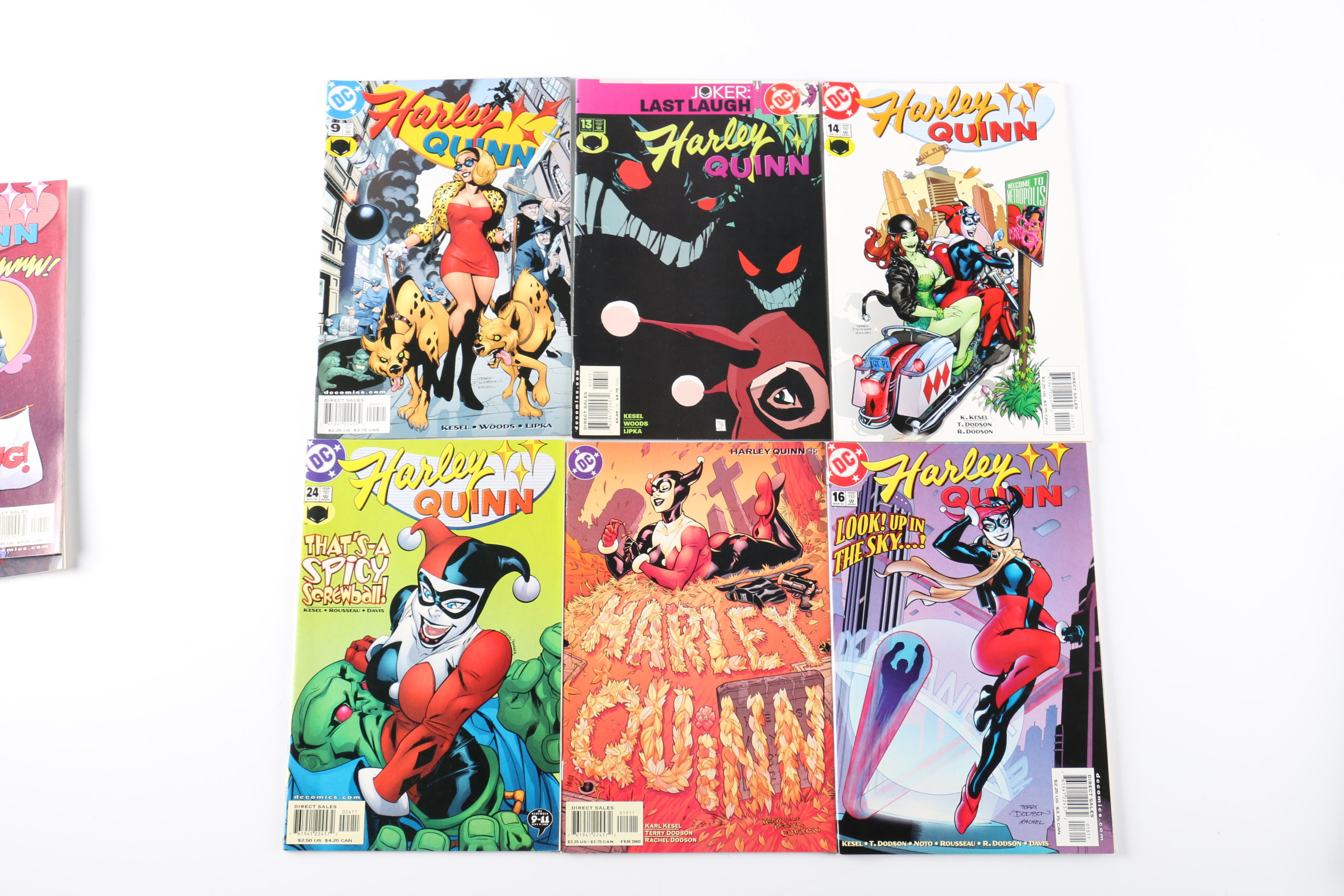 Modern Age "Harley Quinn" and "Gothic Girls" Comics and "Harley and Ivy Love on the Lam" Graphic Novel