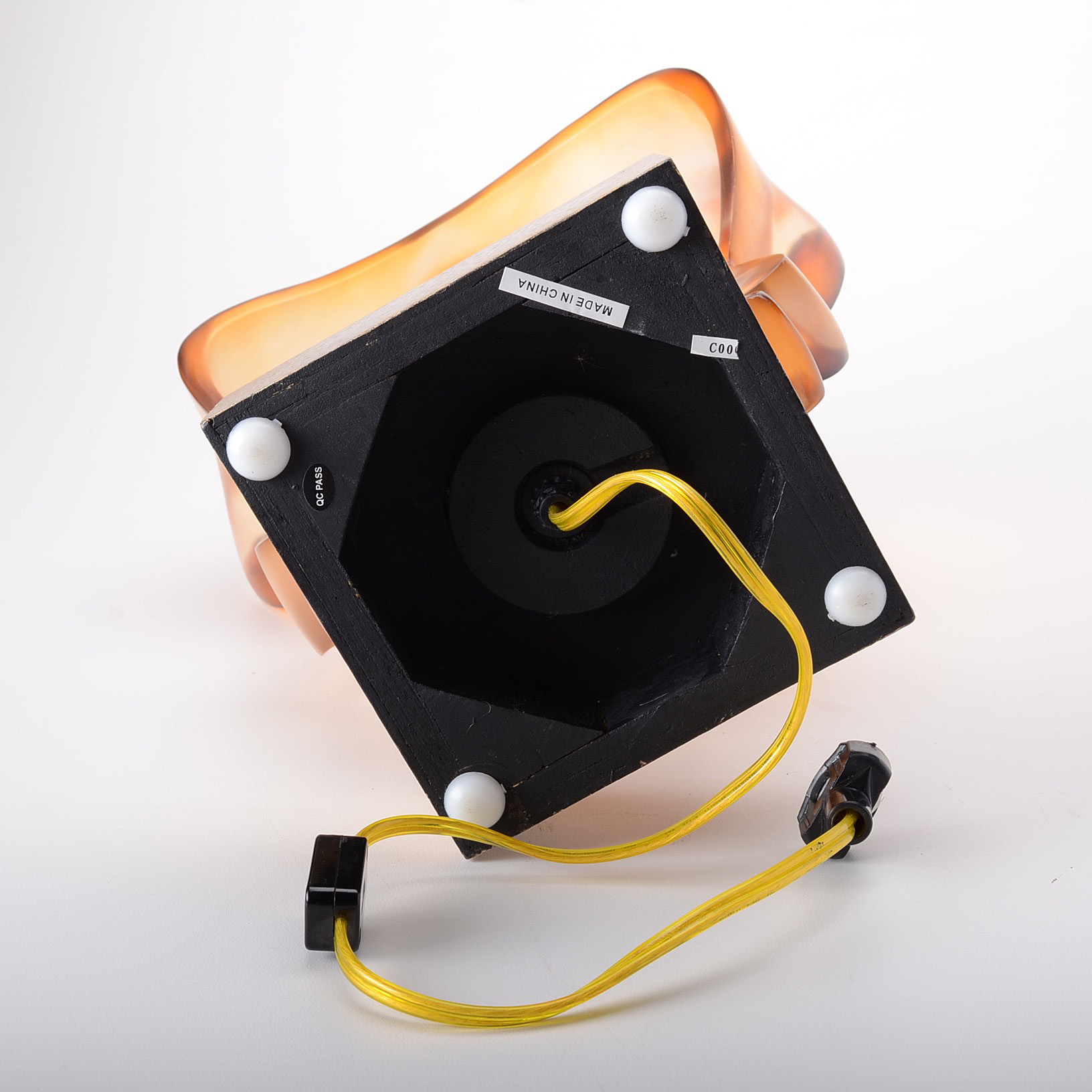 Illuminated Female Face Sculpture