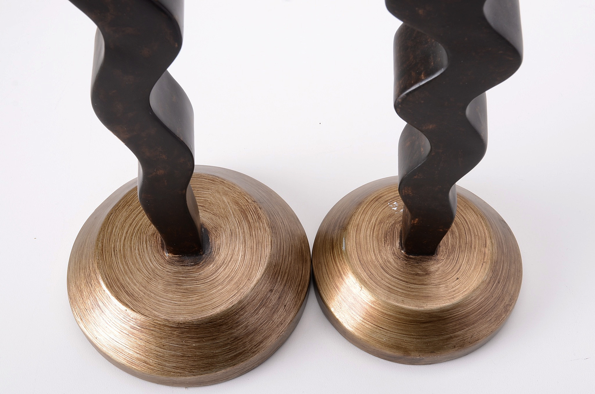 Pair of Contemporary Candle Holders