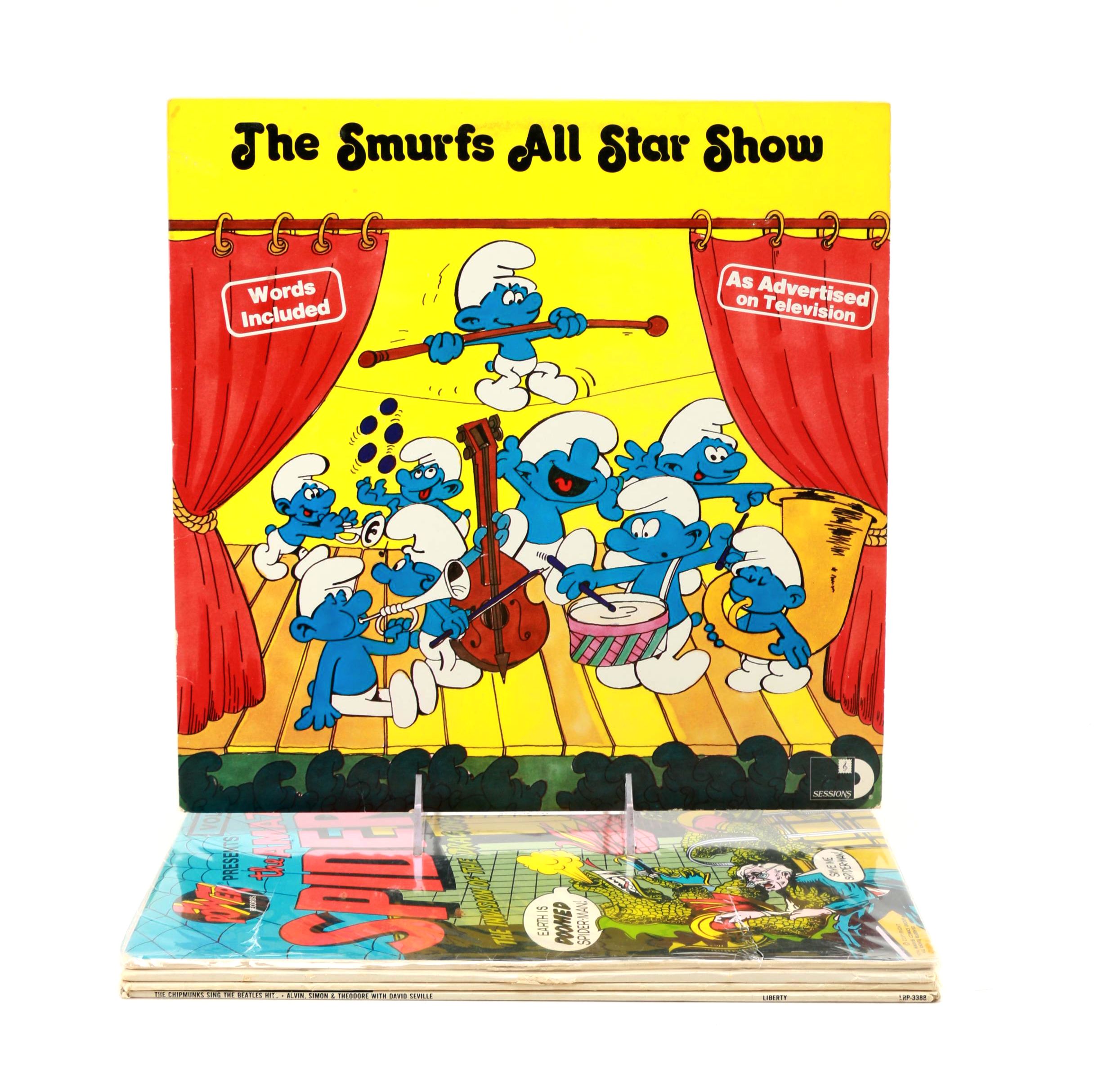 Spider-Man, "Chipmunks Sing Beatles" and Other Children's LPs