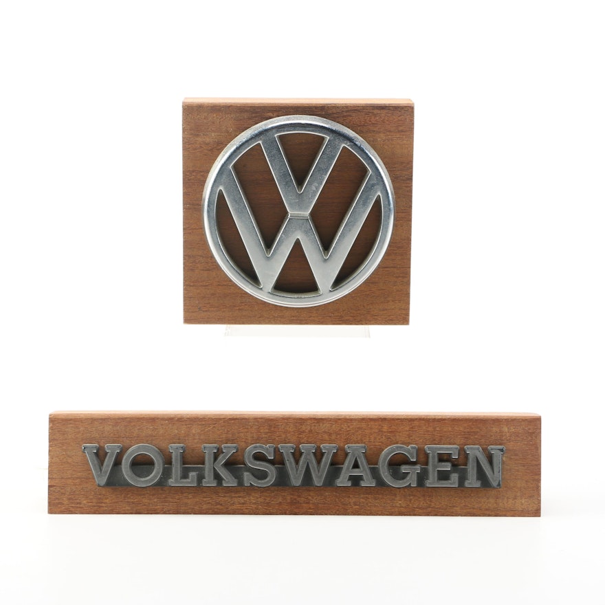 Volkswagen Logo Plaques